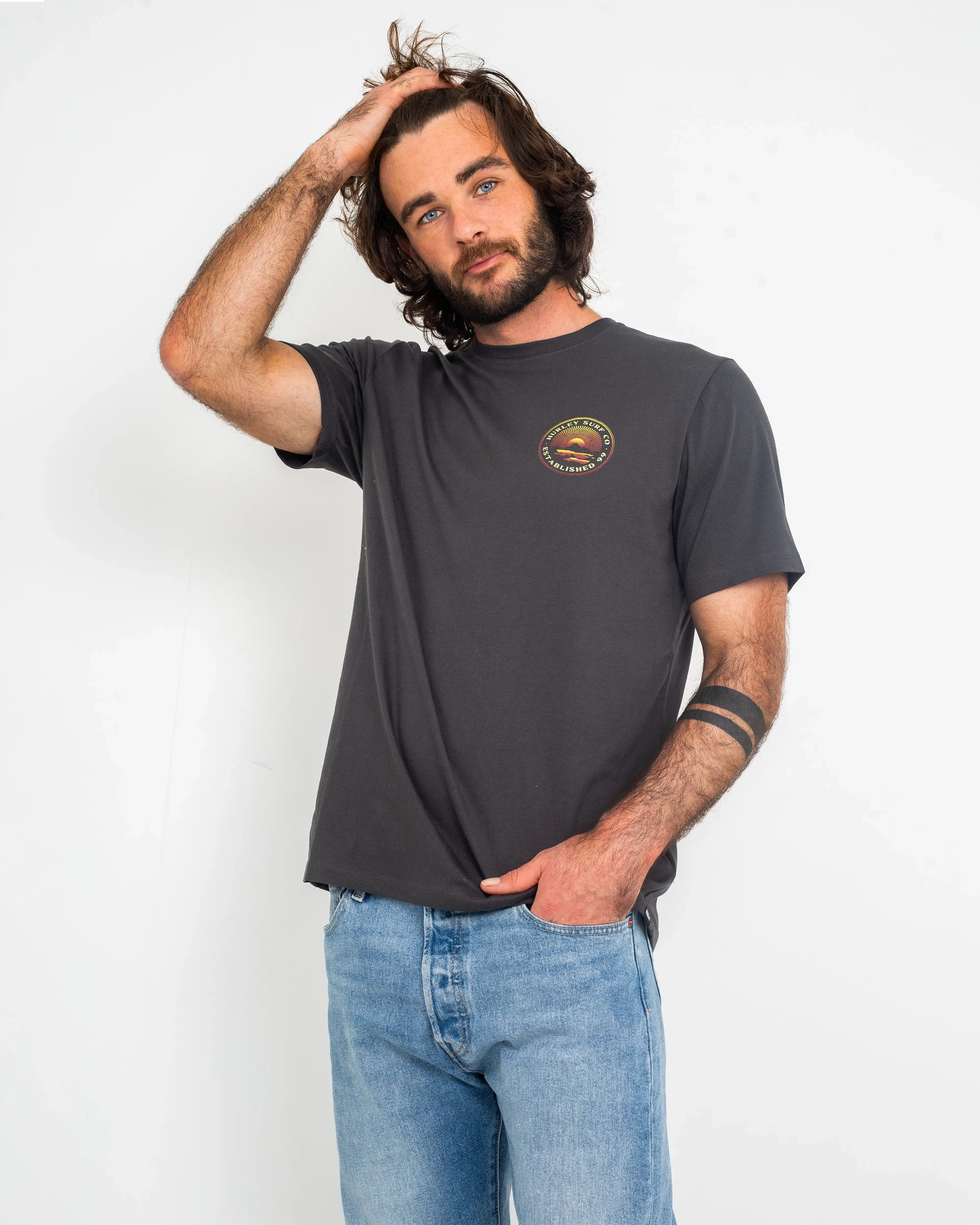 Everyday Explore Range T-shirt In Dark Stone Grey