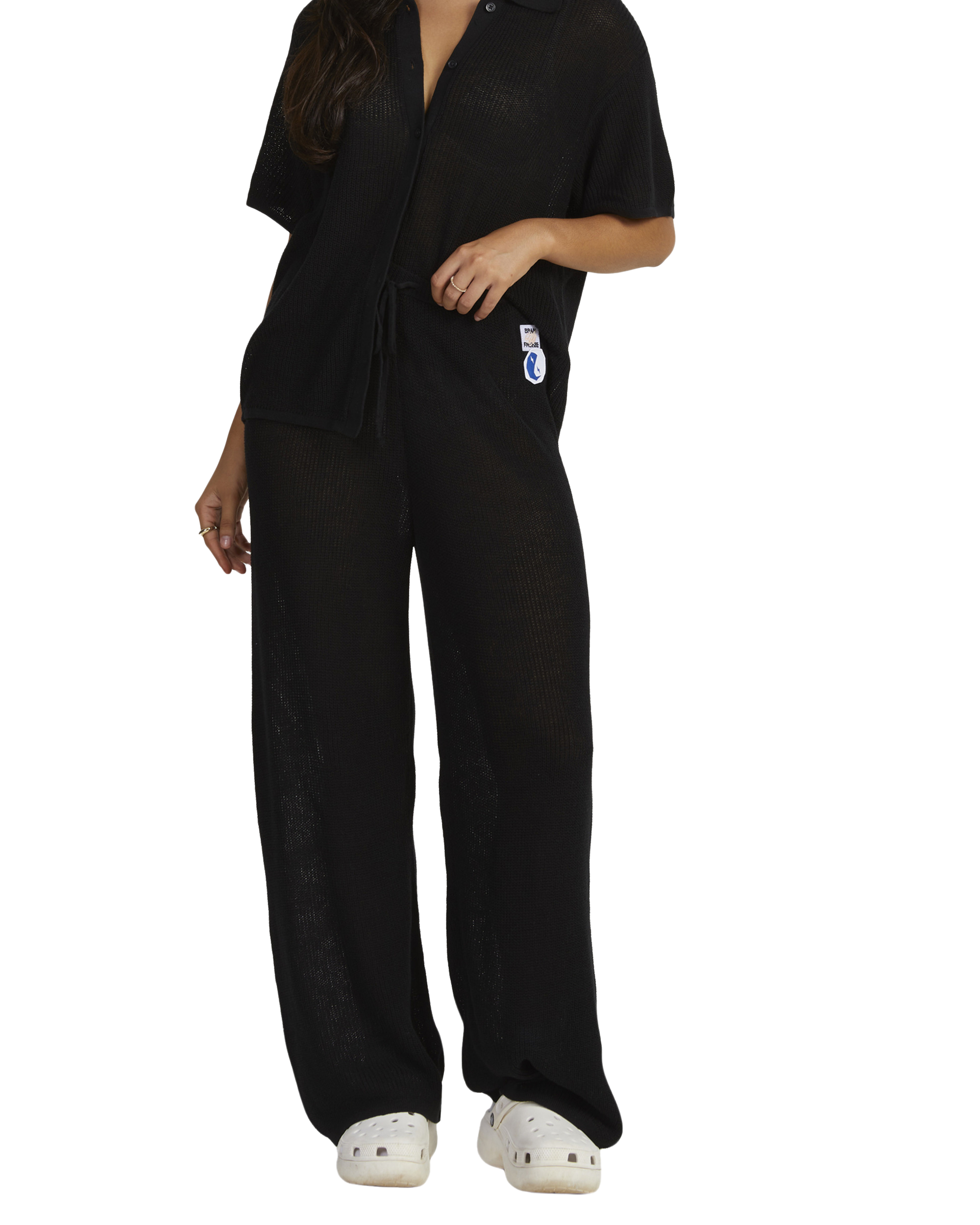 Fade Holiday Trousers In Black