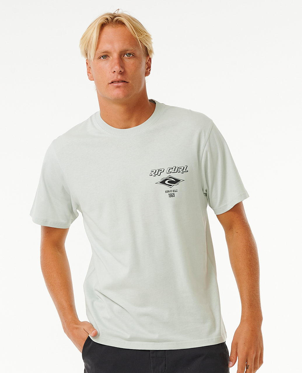 Fade Out Icon T-shirt In Light Green