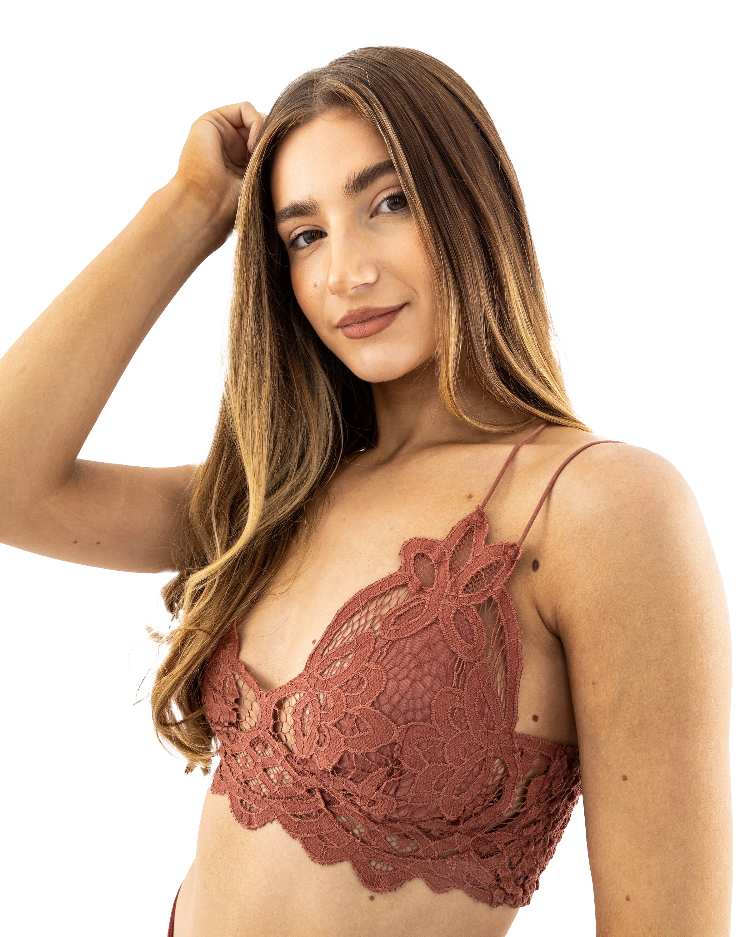 Adella Bralette In Copper