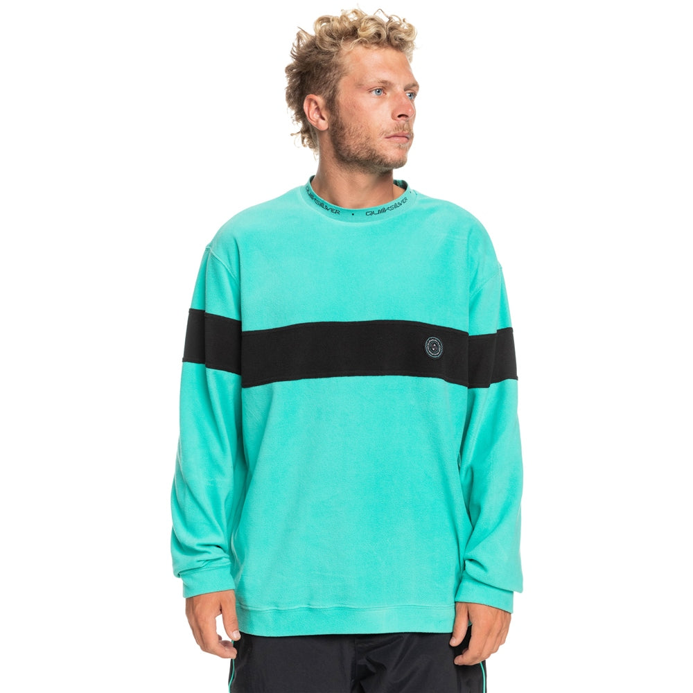 Flame On Sweatshirt In Pool Green