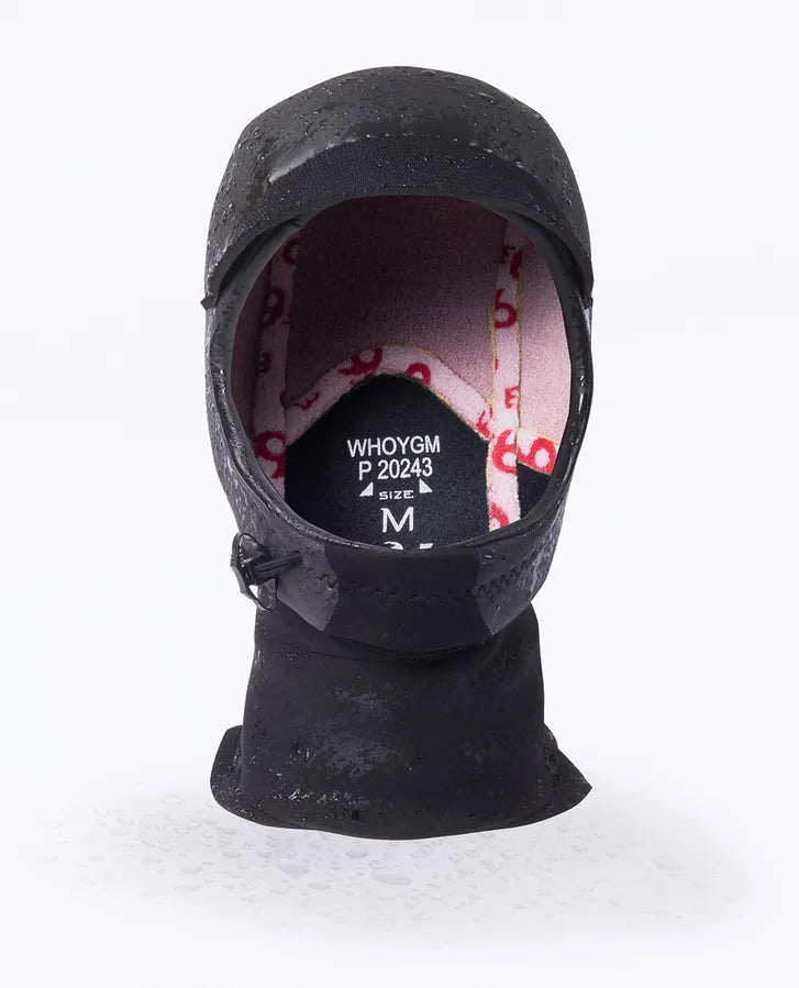 Flashbomb 3mm Closed Face Wetsuit Hood In Black