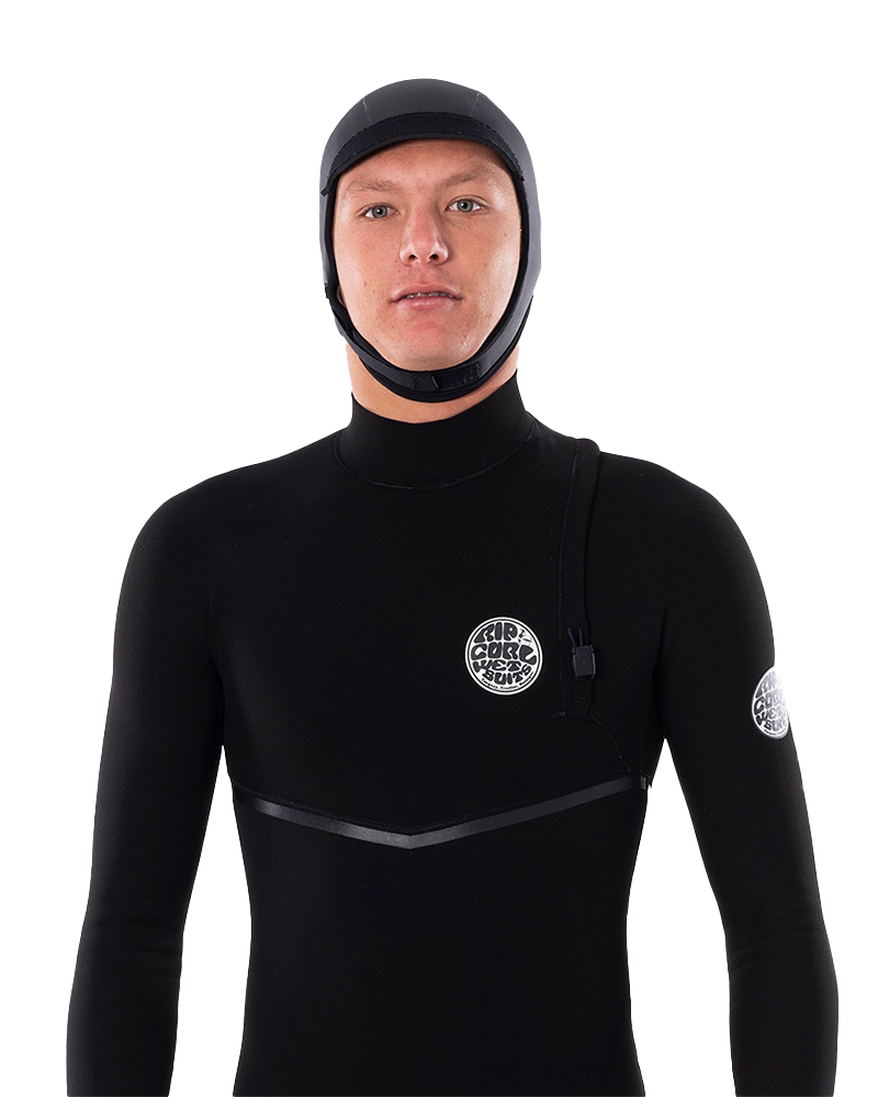 Flashbomb 3mm Open Face Wetsuit Cap In Black