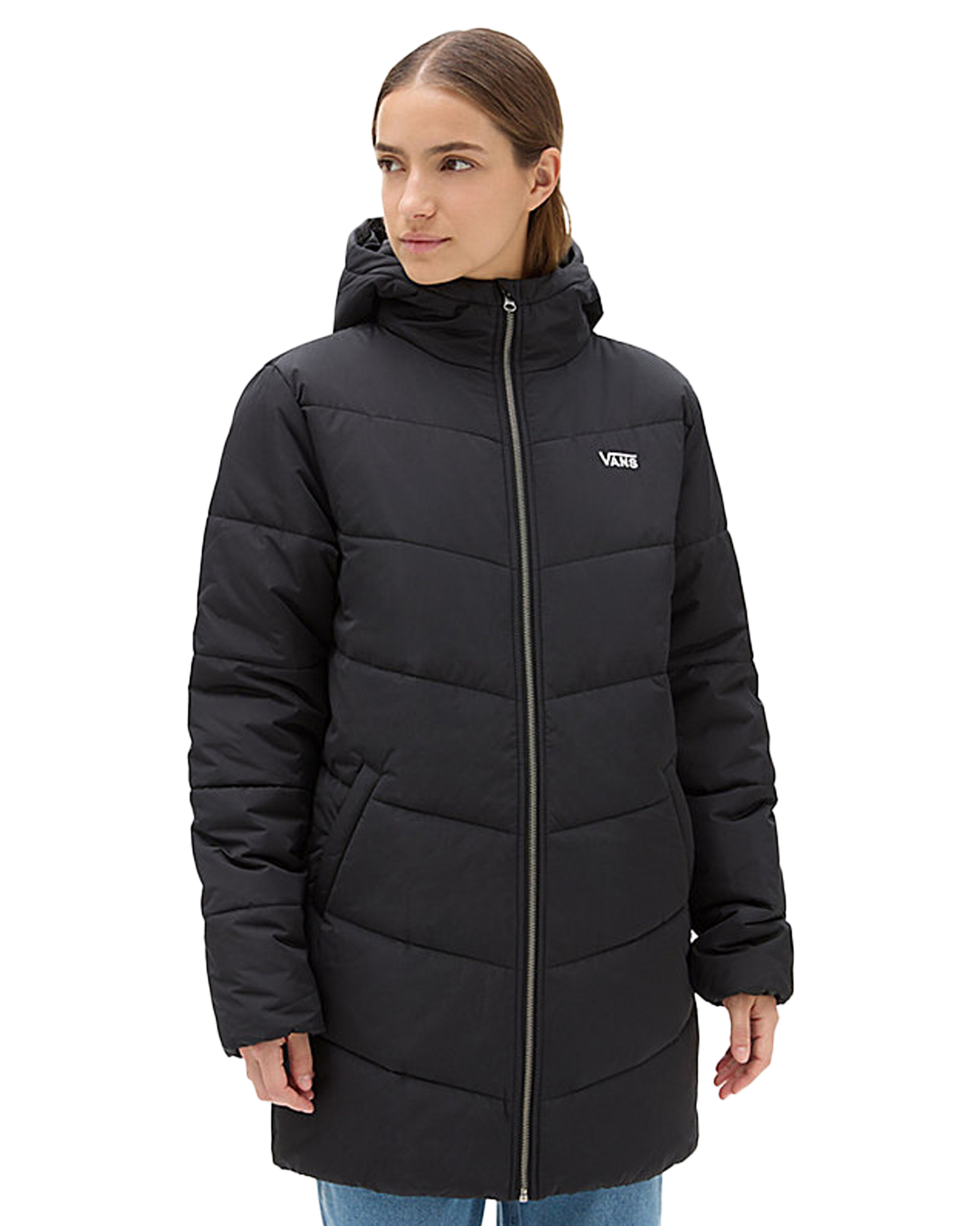 Foundry Long Mte Jacket In Black