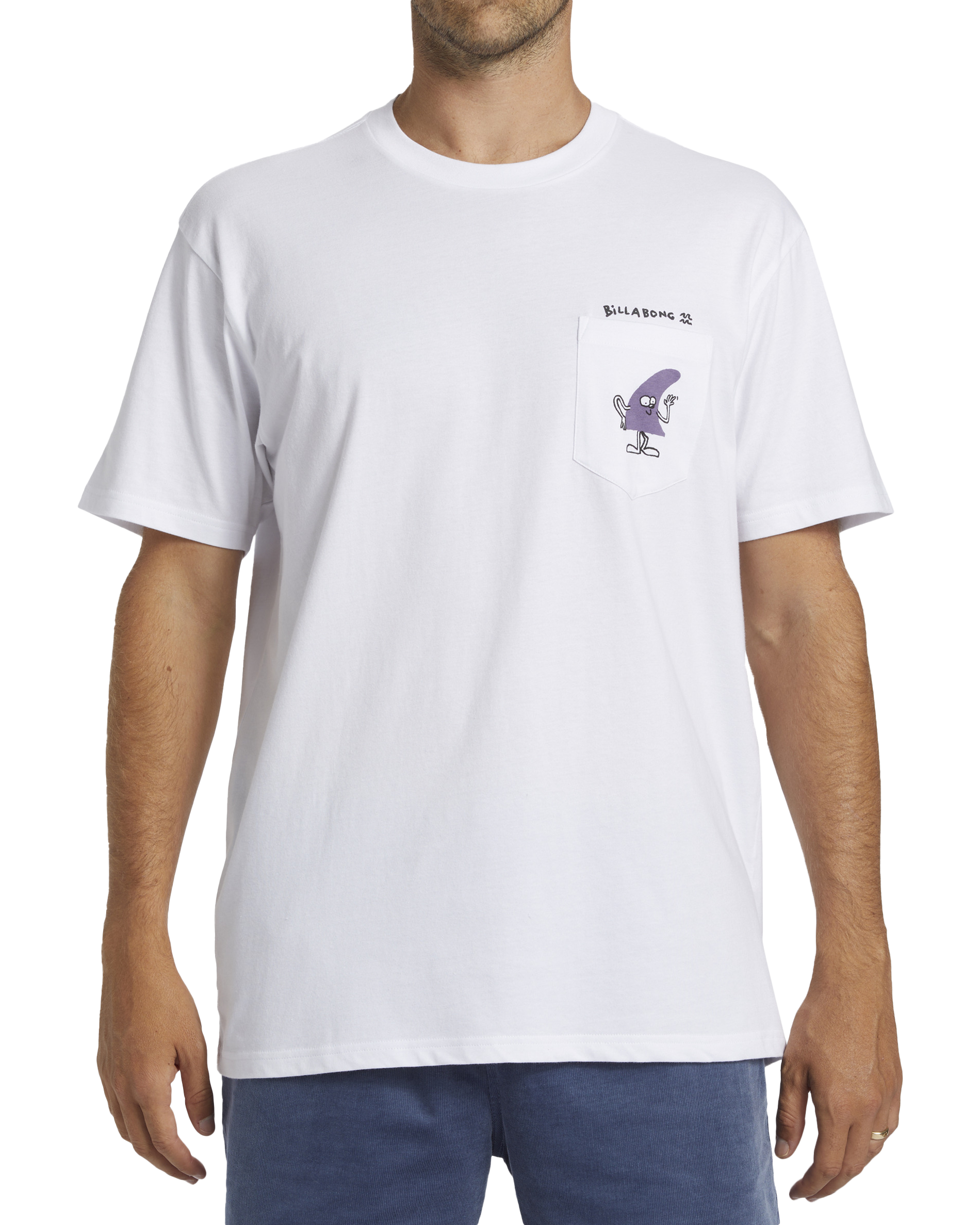 Funghi Pocket T-shirt In White
