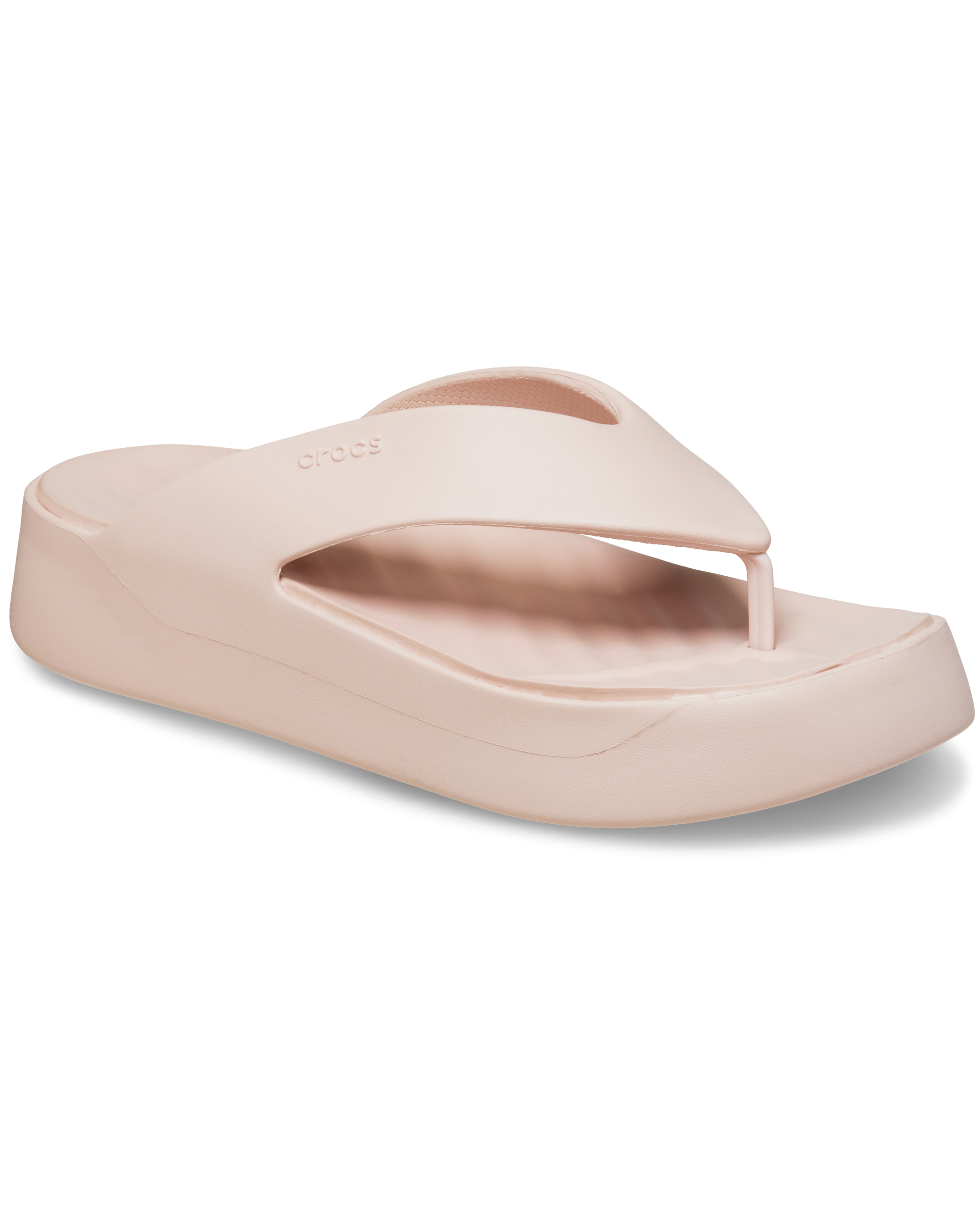 Getaway Platform Flip Flops In Quartz