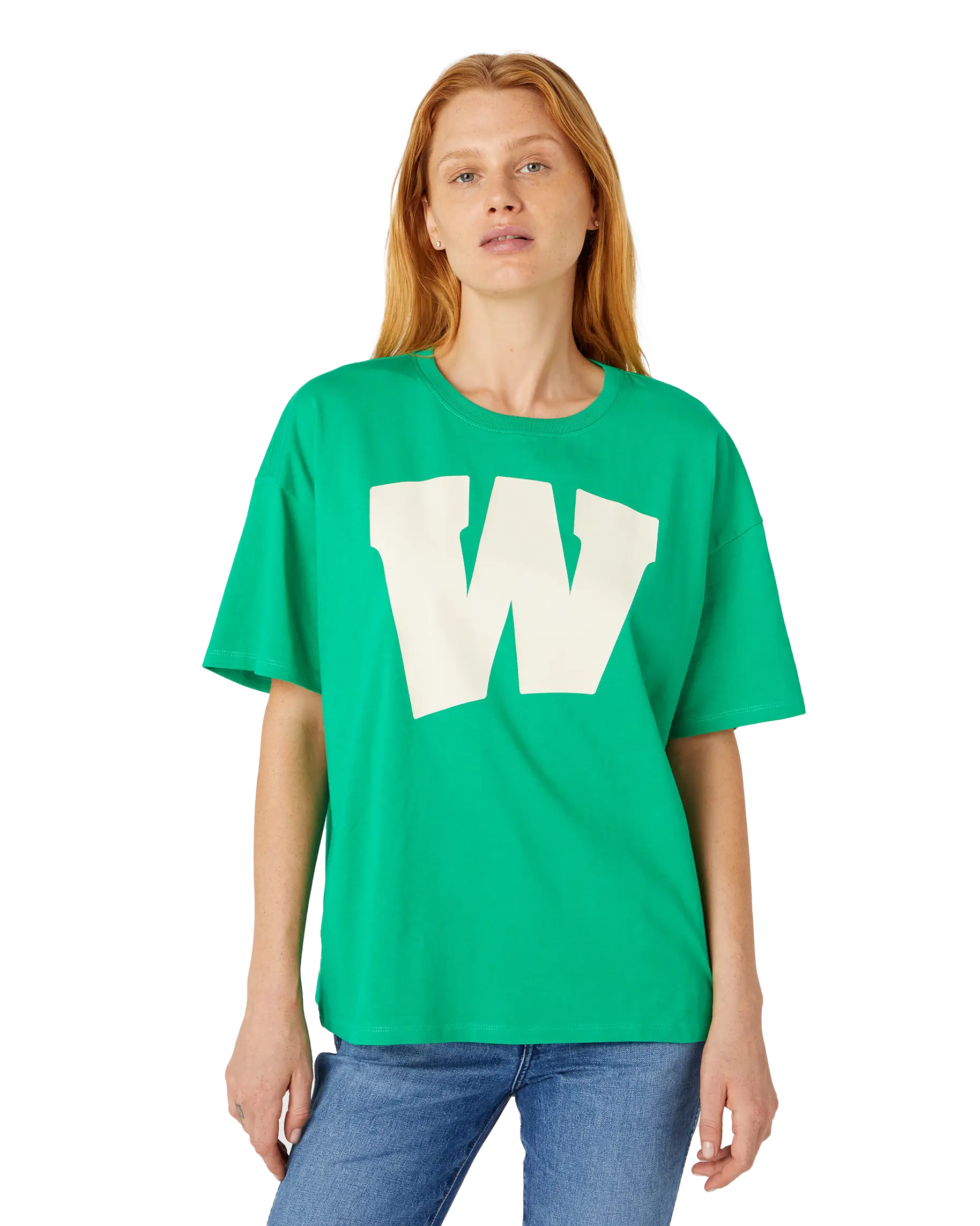 Girlfriend T-shirt In Bright Green