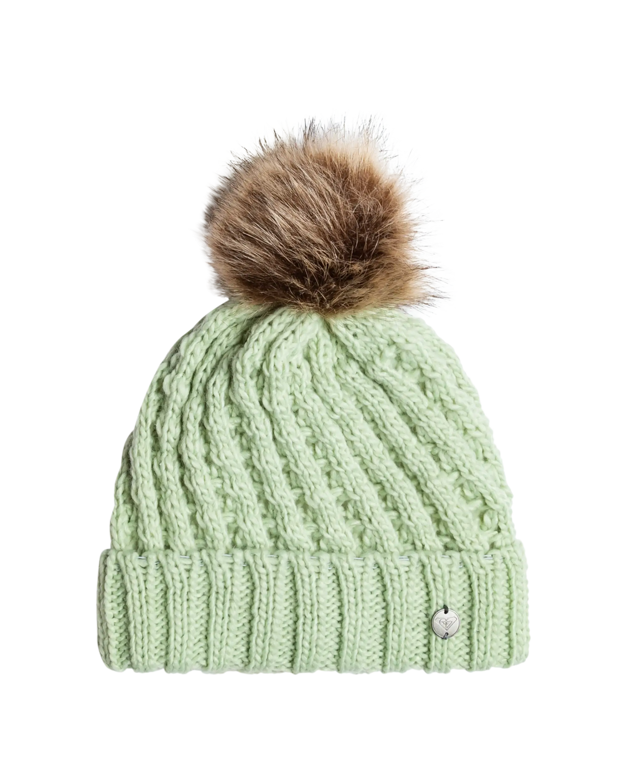Girls Blizard Beanie In Cameo Green