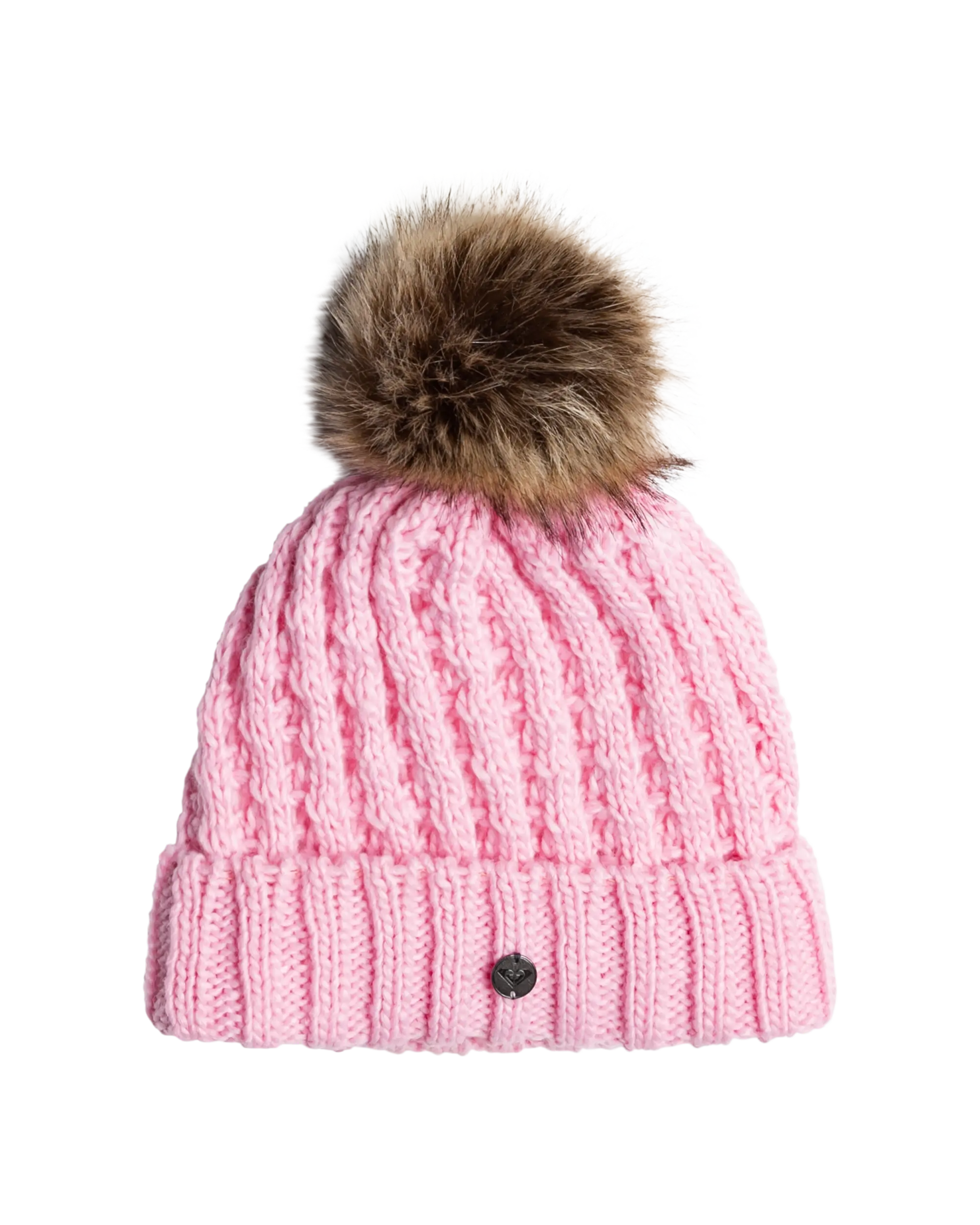 Girls Blizard Beanie In Pink Frosting