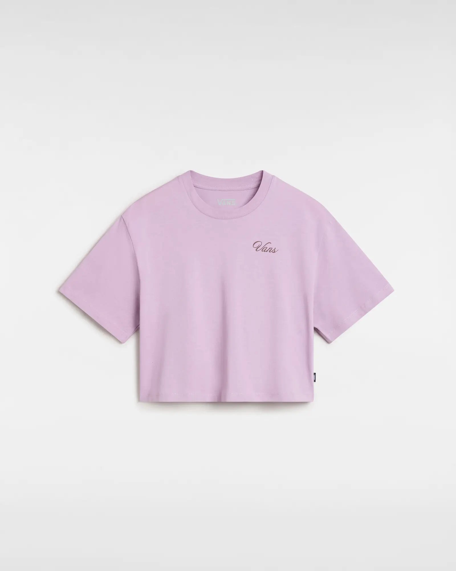 Girls Fallen Relax Crop T-shirt In Lavender Mist