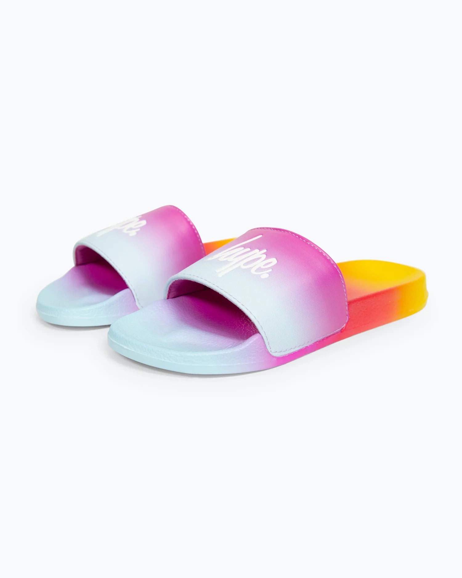 Girls Ibiza Sun Fade Script Sliders In Fade