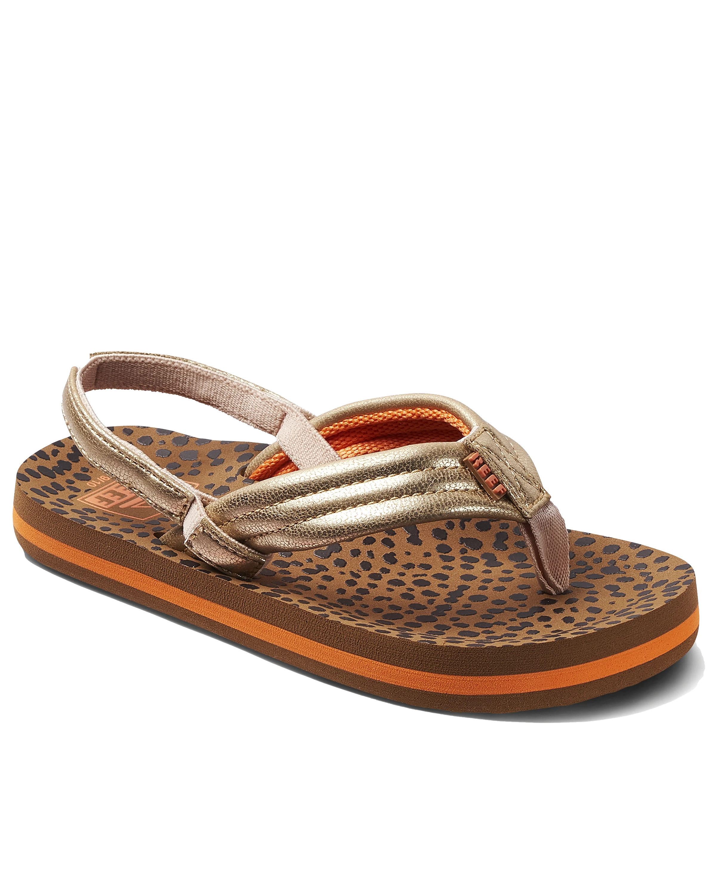 Girls Little Ahi Flip Flops In Wild