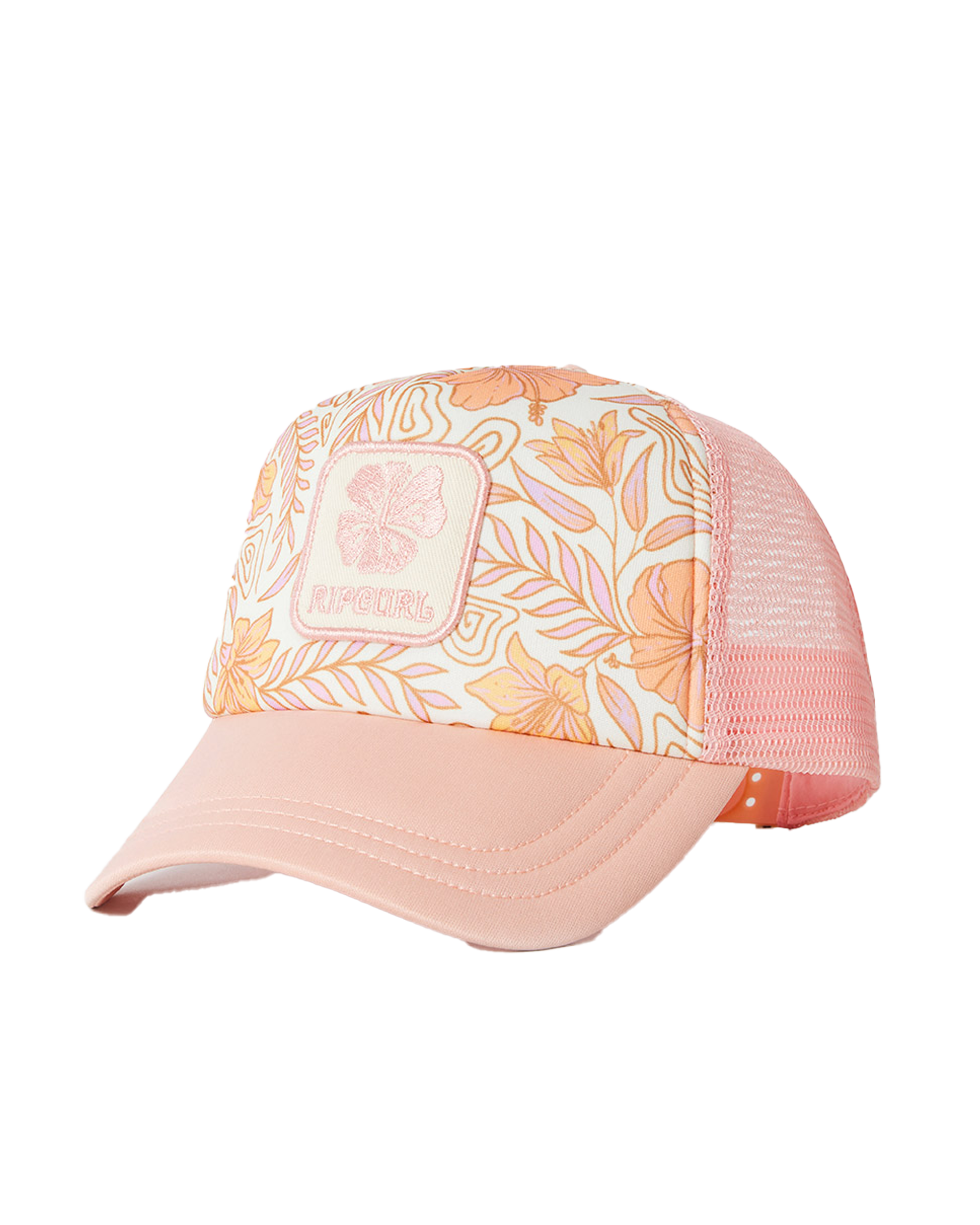 Girls Mixed Trucker Cap In Peach