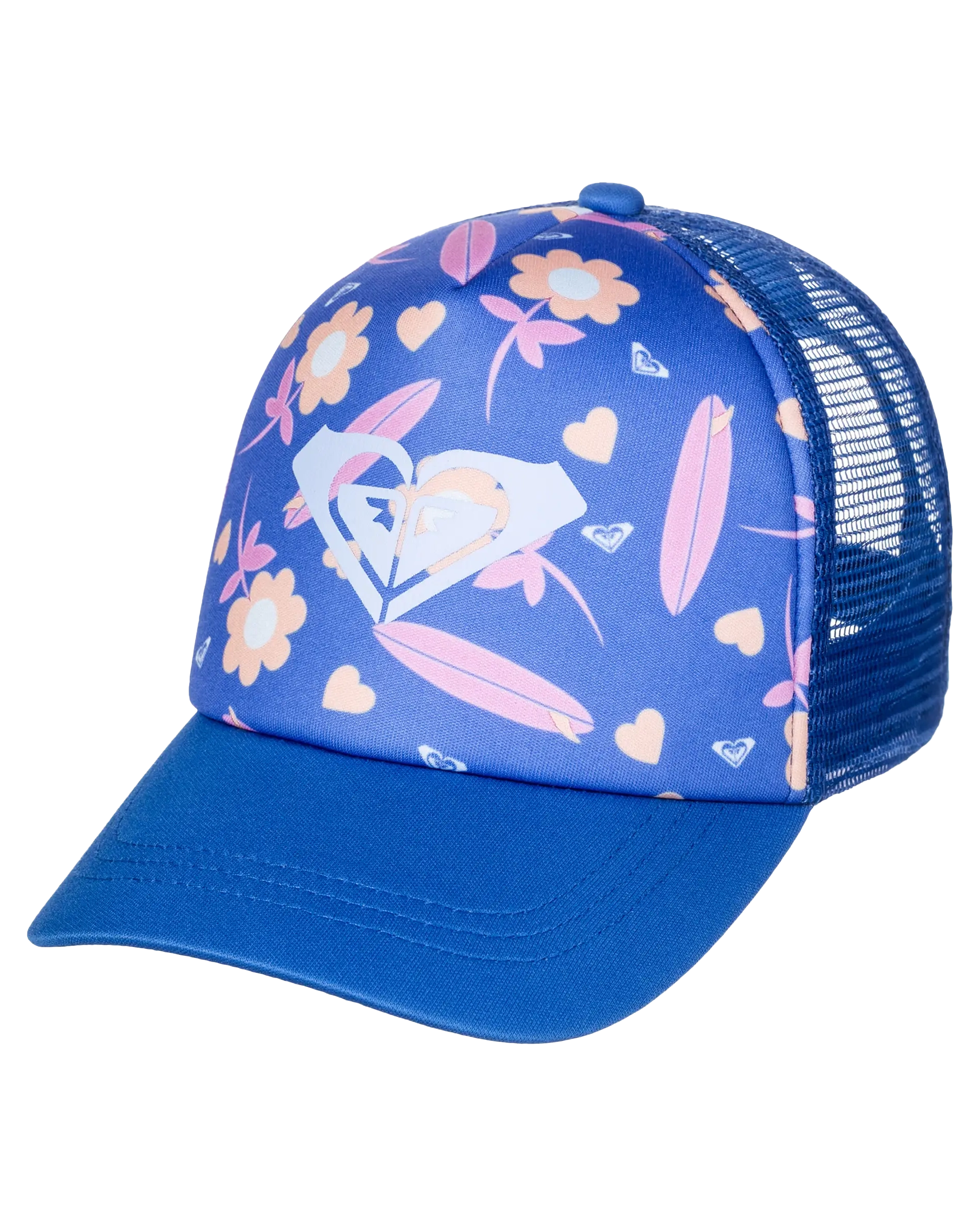 Girls Sweet Emotions Trucker Cap In UltramarineandLorem