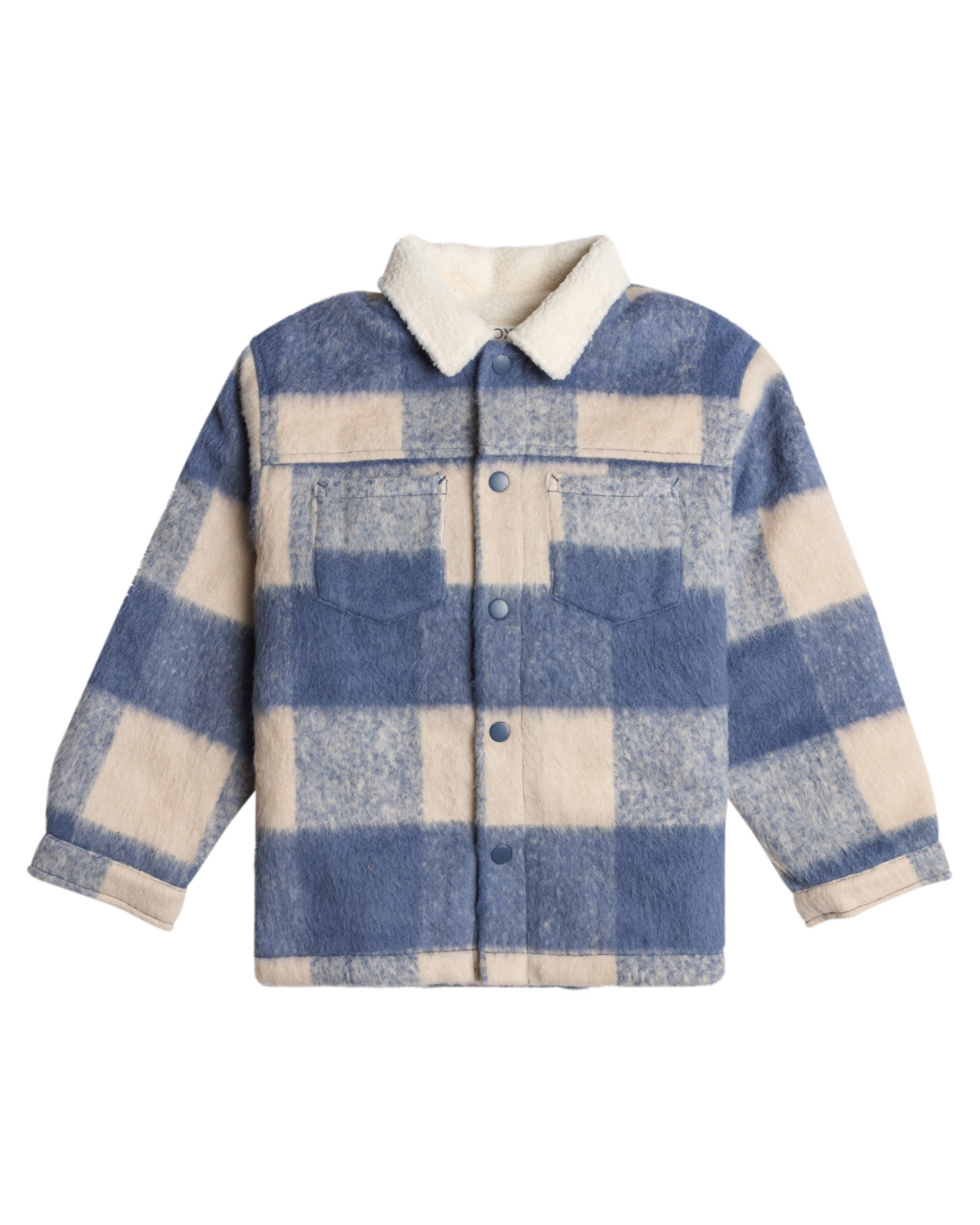 Girls Turn The Music Up Jacket In Parchment Be Bold Plaid