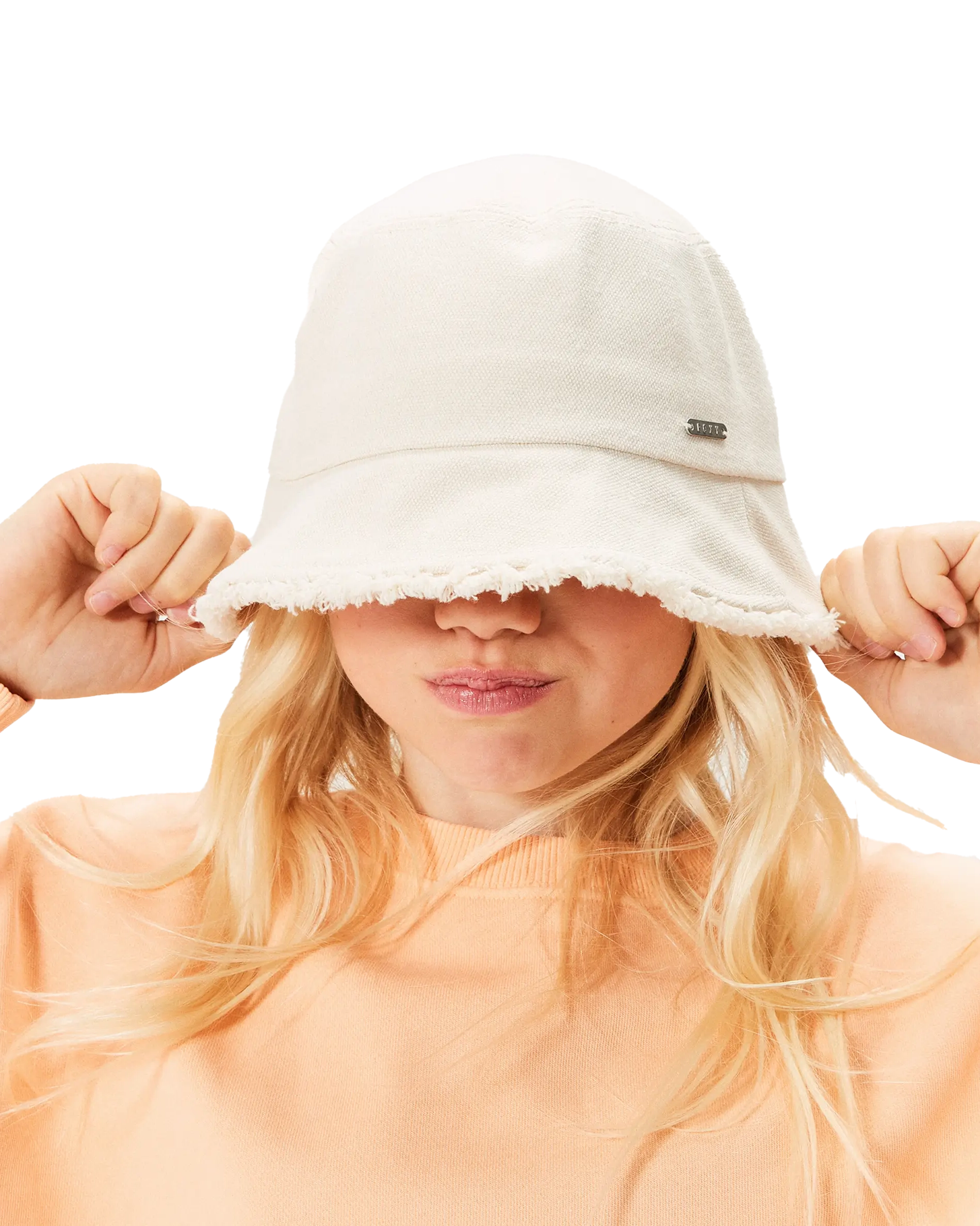 Girls Victim Of Love Bucket Hat In Tapioca
