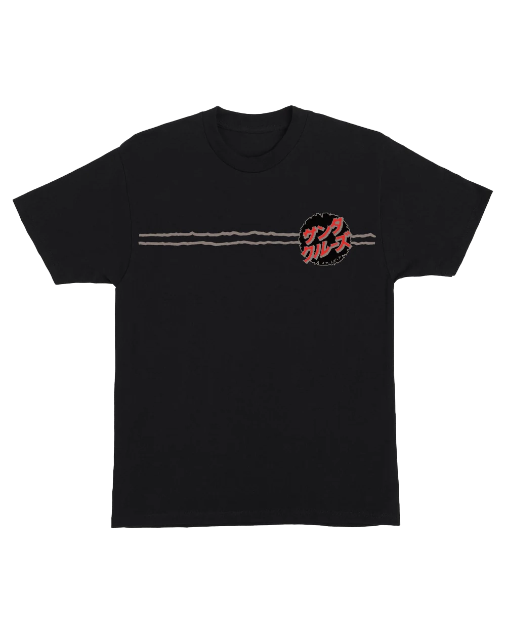 Godzilla Destroyer Stripes T-shirt In Black