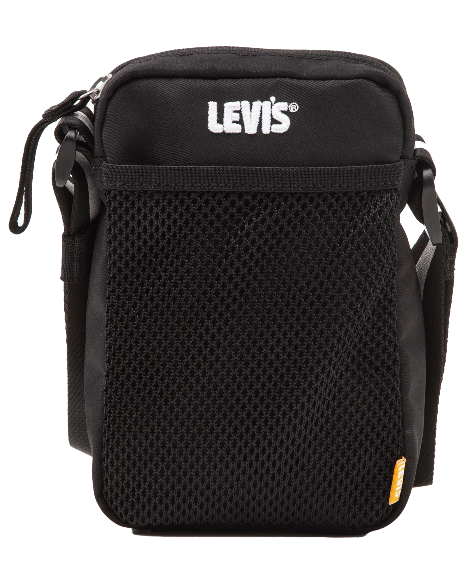 Gold Tab Mini Crossbody Bag In Regular Black