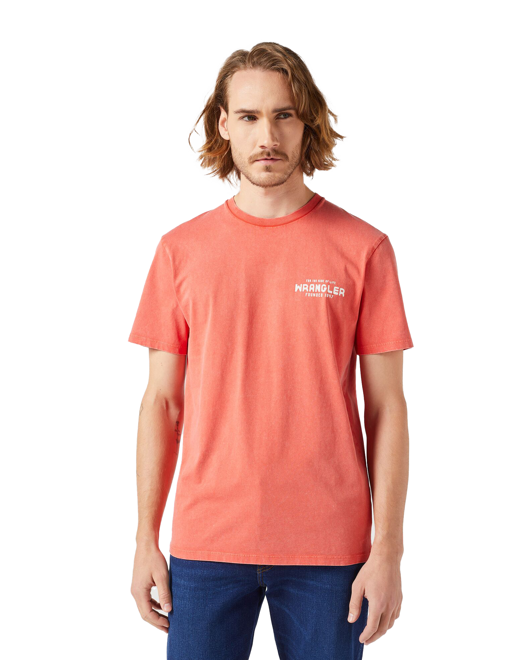 Graphic T-shirt In Burnt Sienna