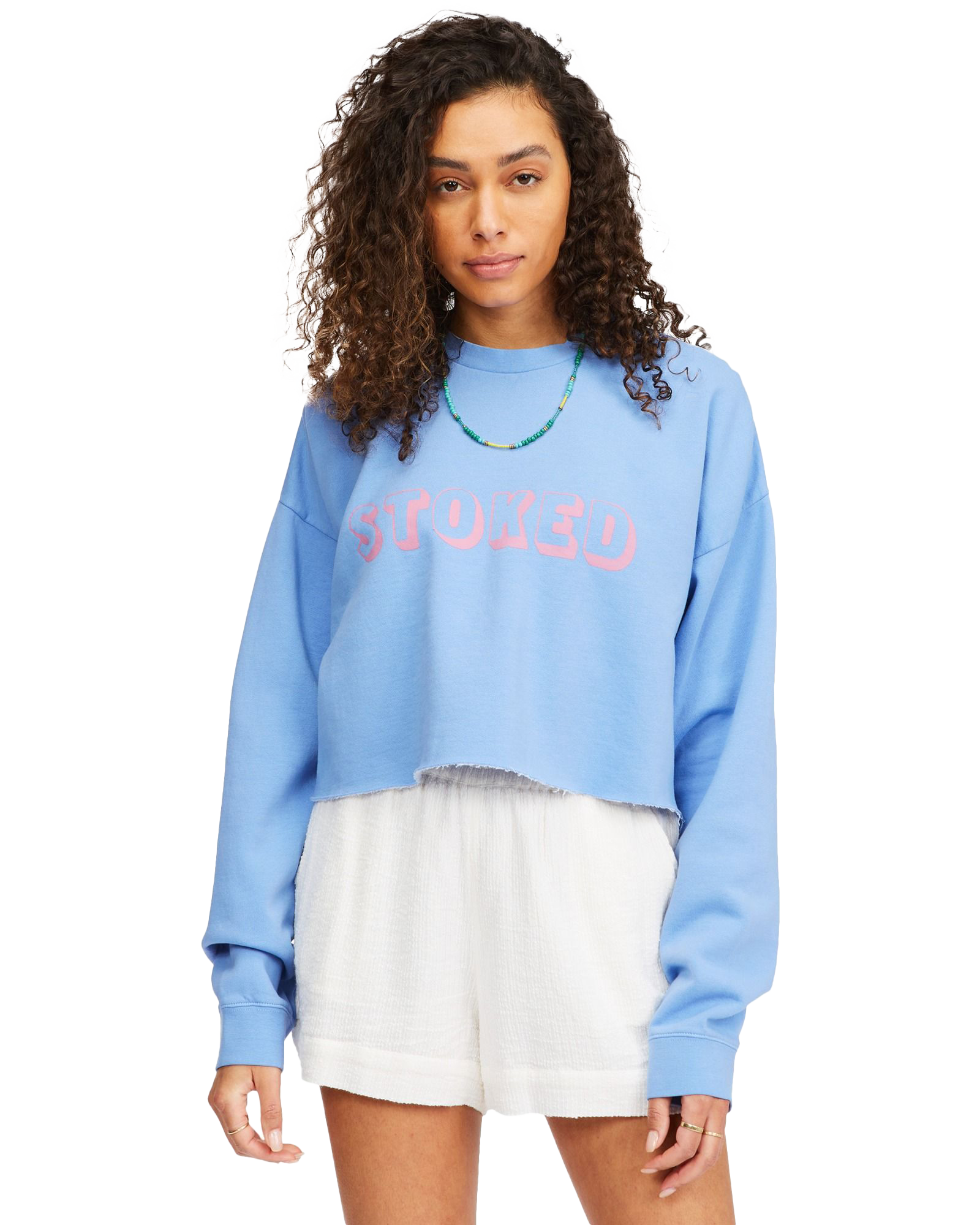 Hey Gday Cropped Sweatshirt In Surfside