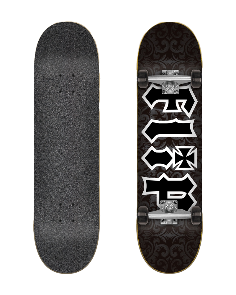 Hkd Gothic 31.85 Skateboard In Black