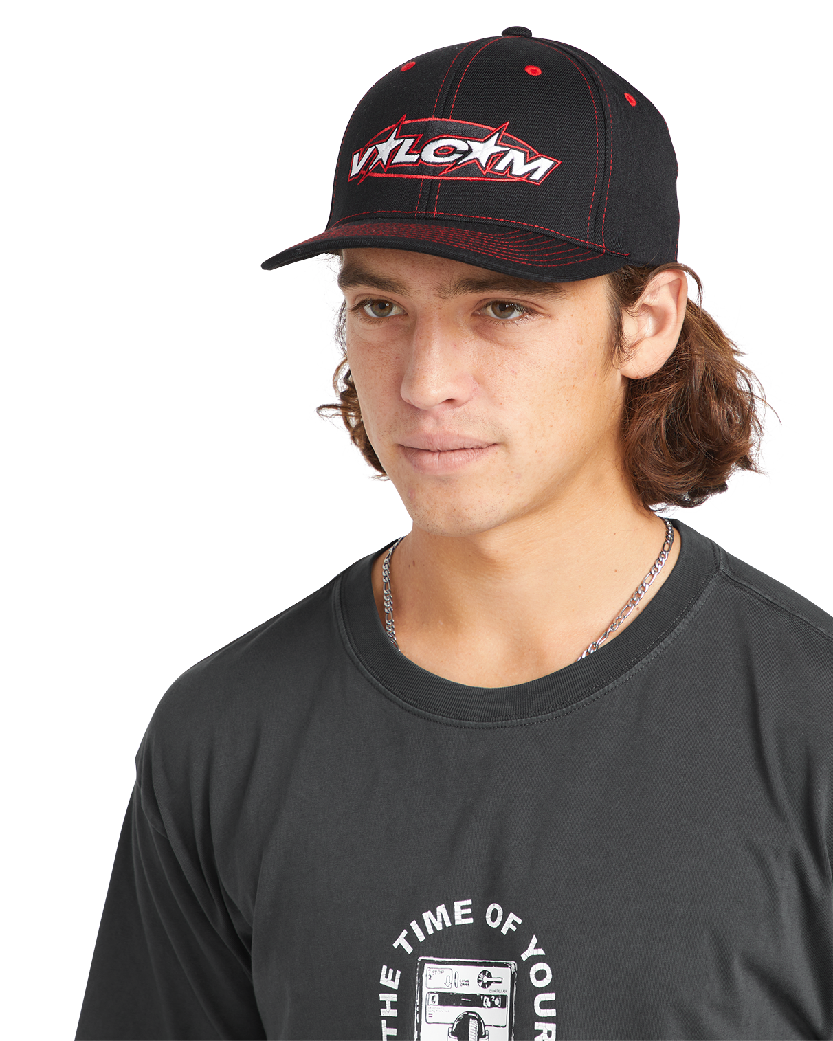 Hot Tune Flexfit Cap In Black