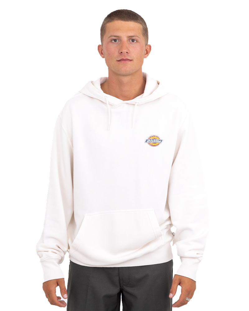 Icon Washed Hoodie In Ecru