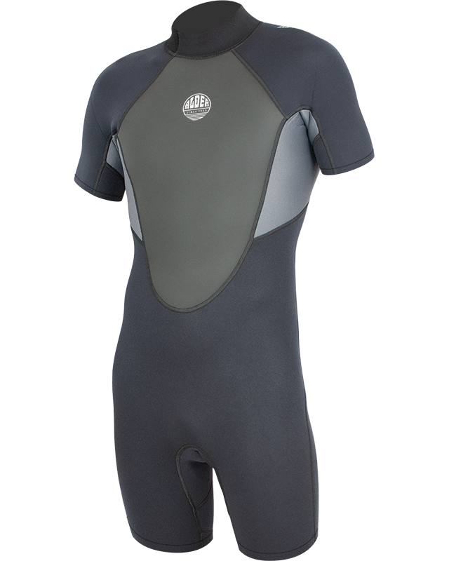 Impact 3/2mm Shorty Wetsuit (2022) In BlackandDeep Grey