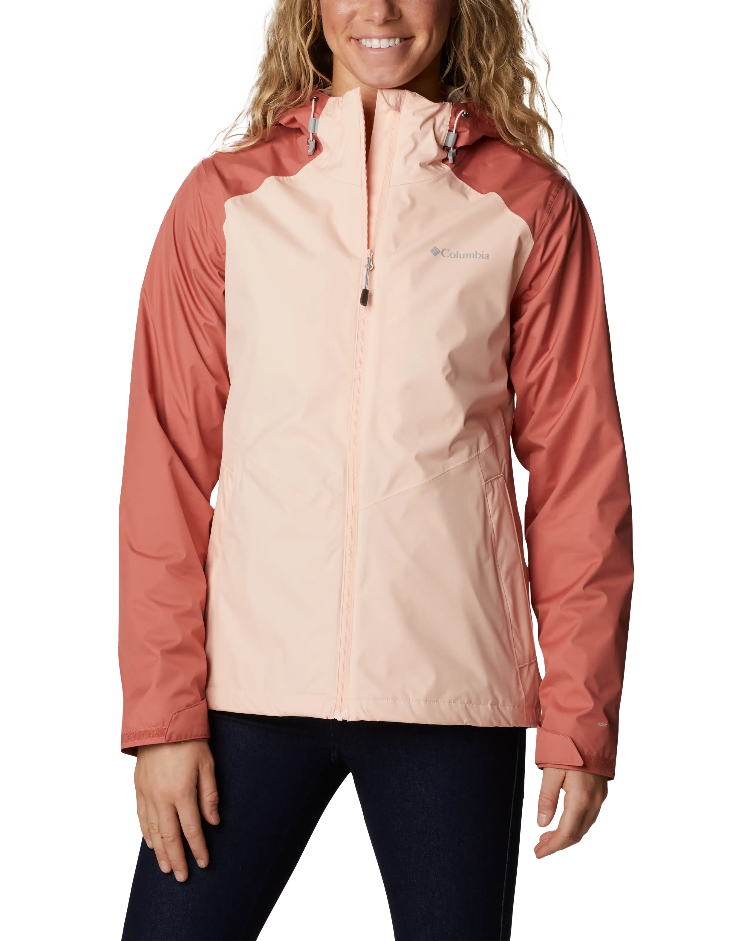 Inner Limits Ii Jacket In Peach BlossomandDark Coral