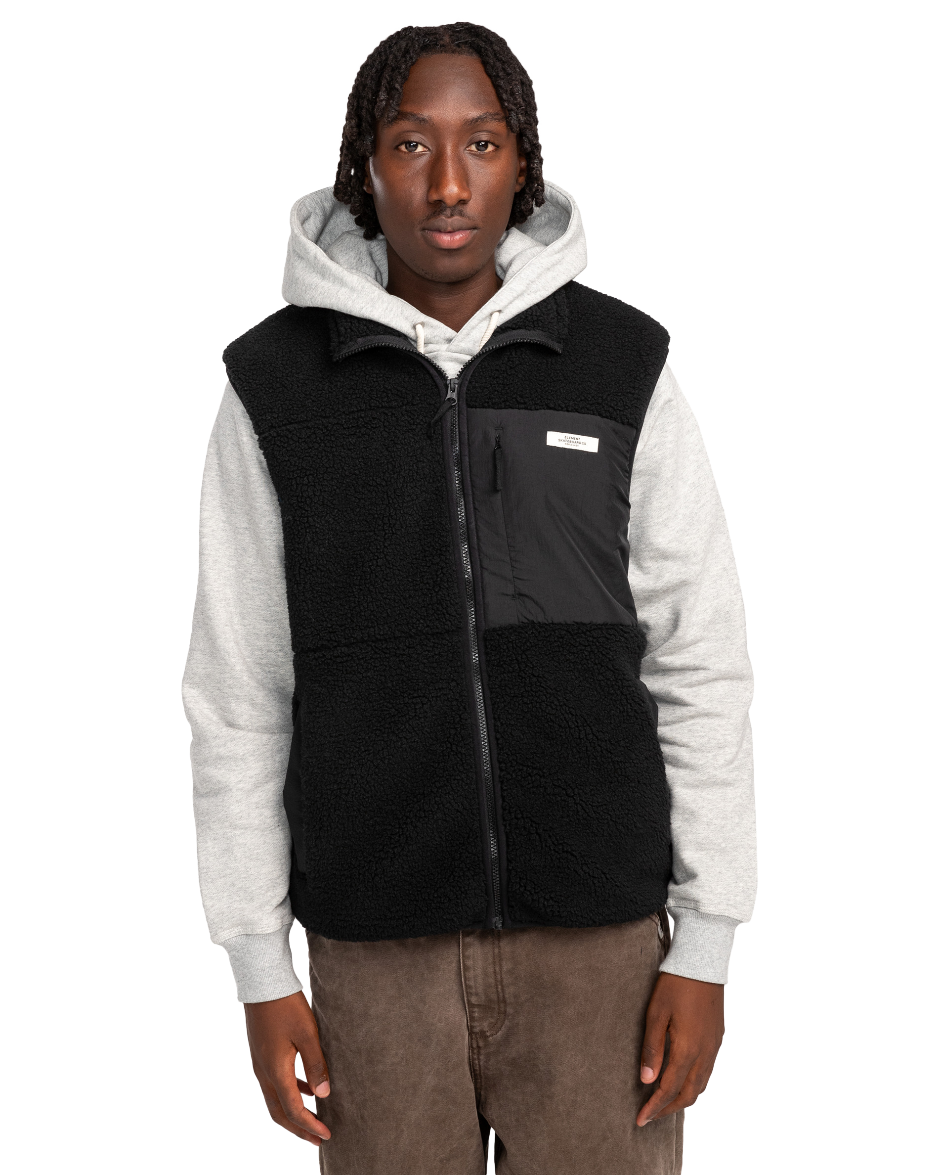 Lake Gilet In Flint Black