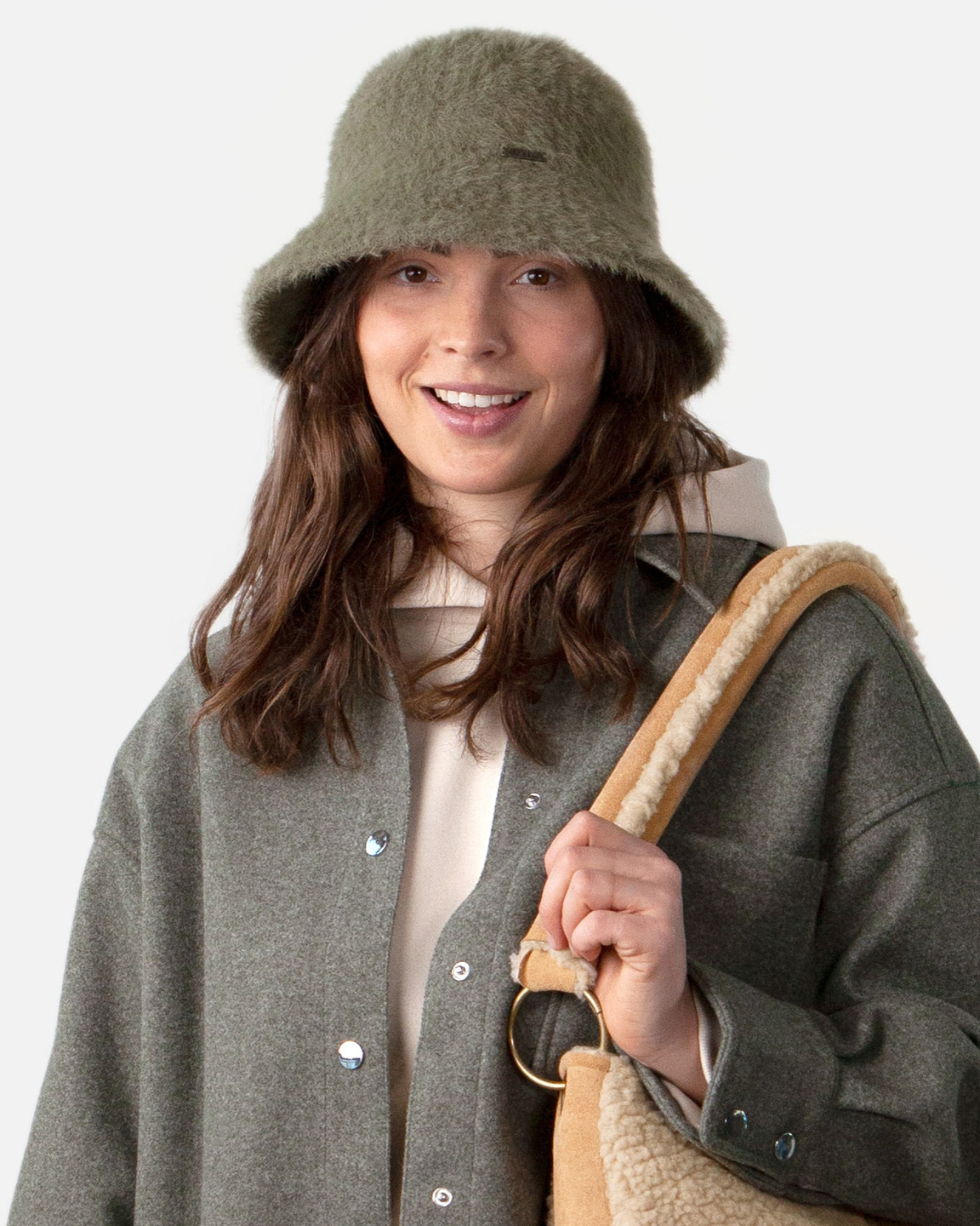 Lavatera Hat In Pale Army