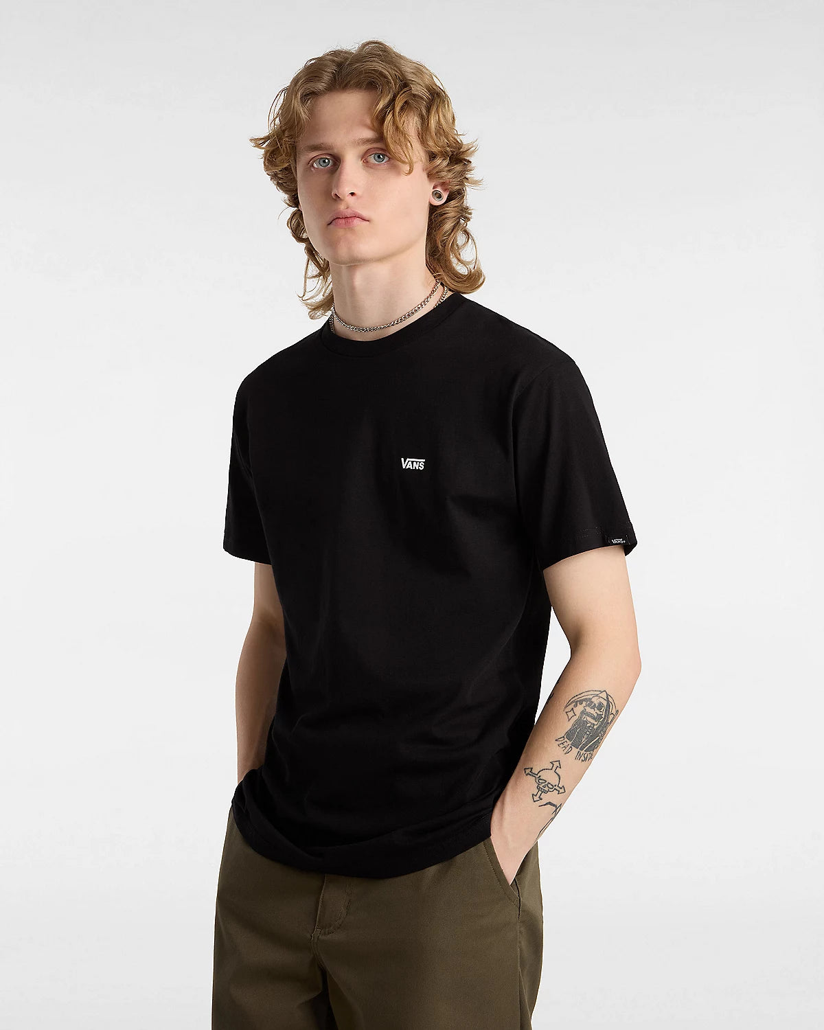 Left Chest T-shirt In BlackandWhite