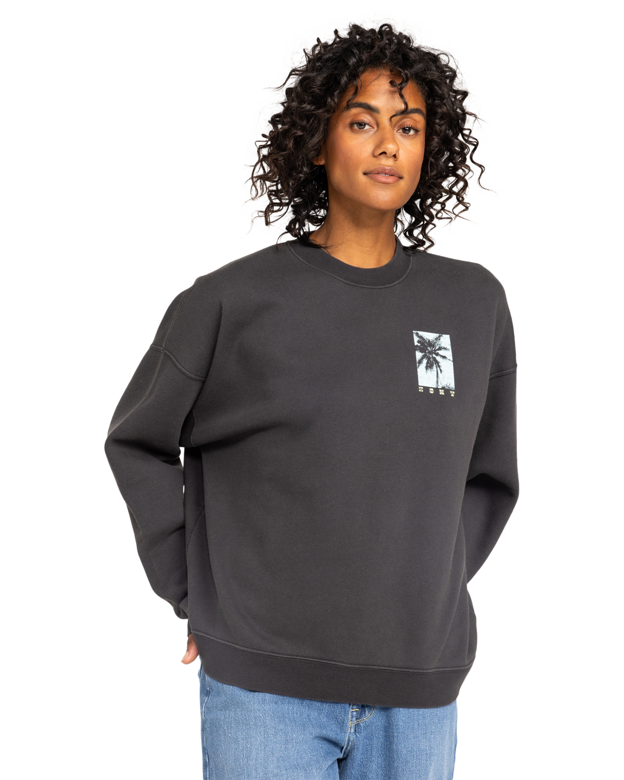Lineup Crew Sweatshirt In Phantom