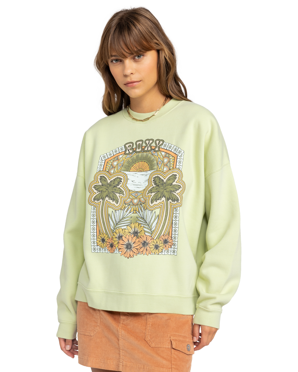 Lineup Oversized Crew Sweatshirt In Butterfly