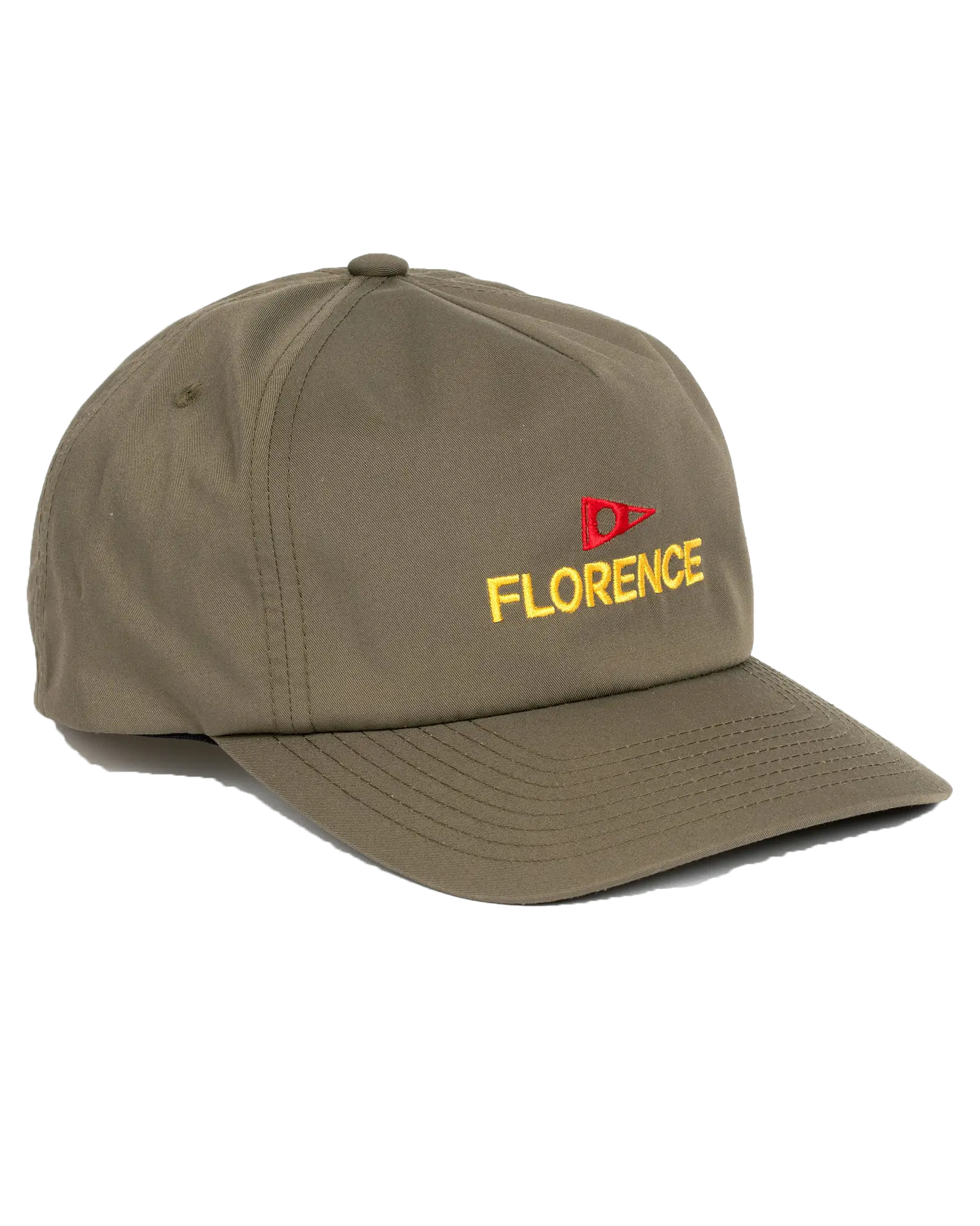 Logo Twill Cap In Burnt Olive