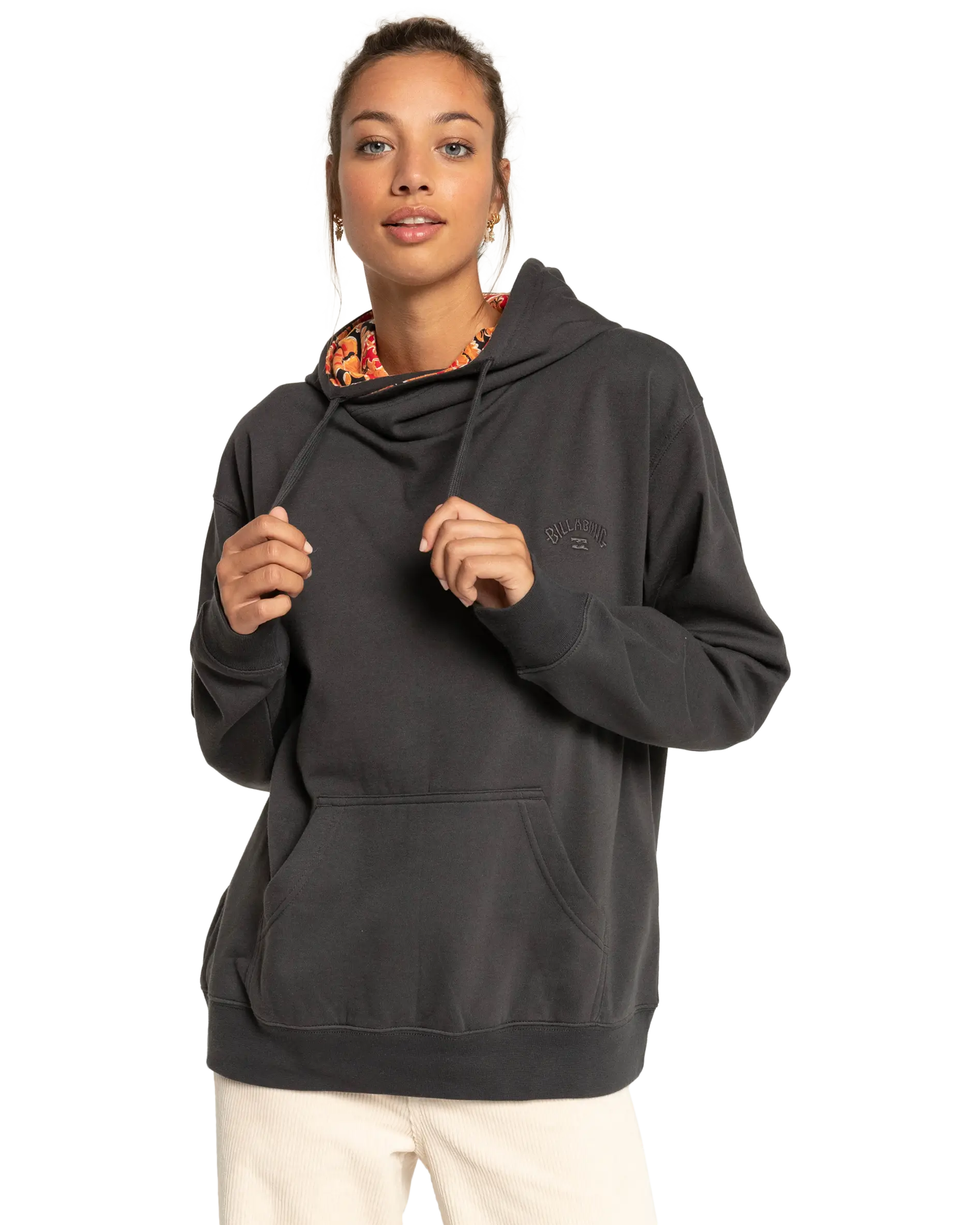 Louna Hoodie In Off Black