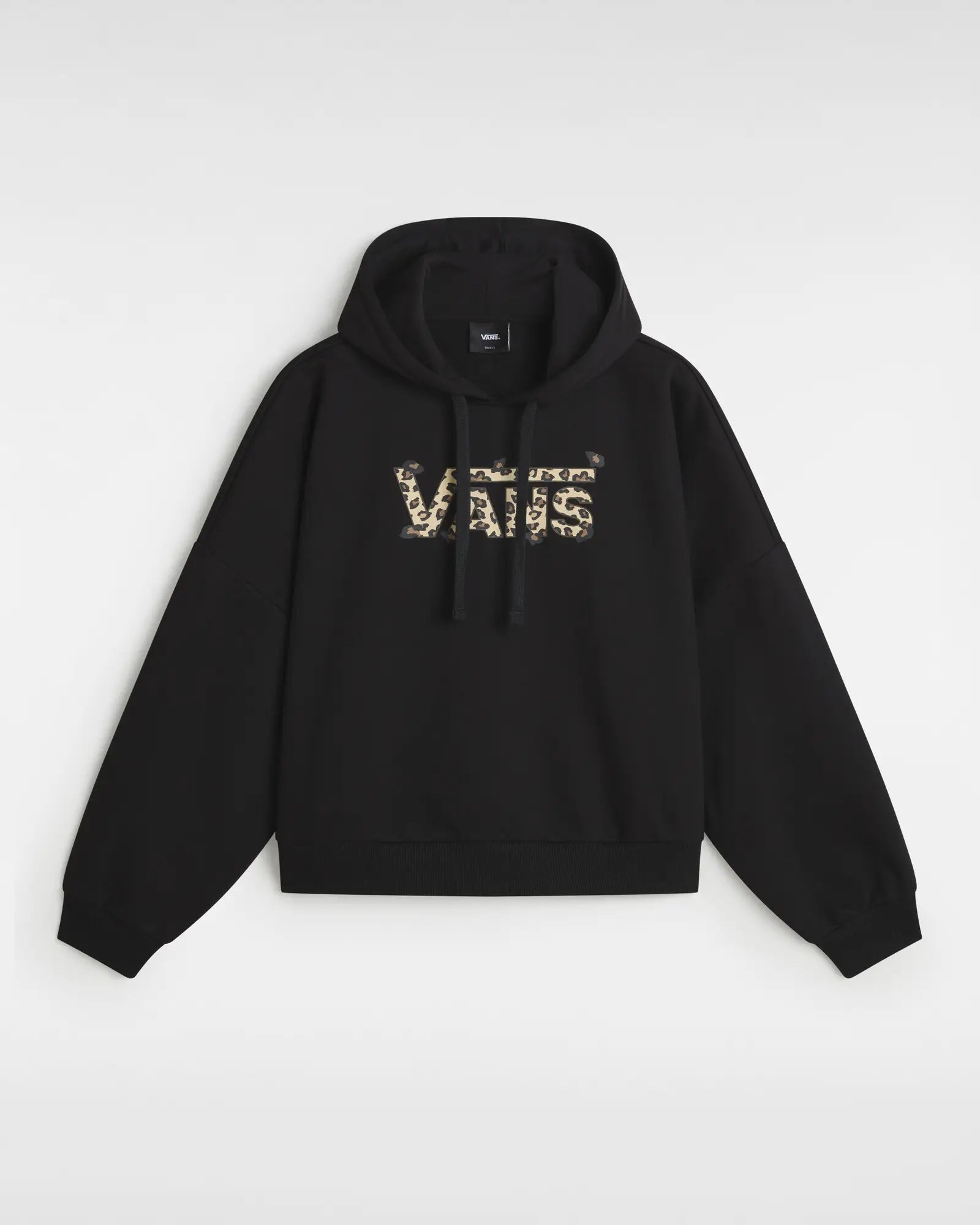 Animalier Loose Hoodie In Black