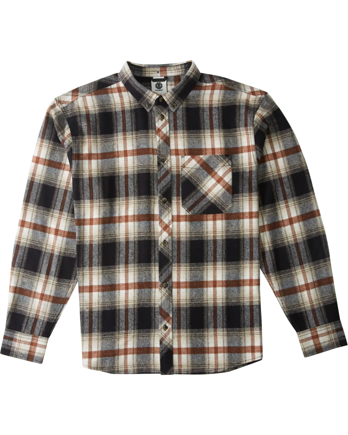 Lumber Classic Flannel Shirt In BlackandDull Gold