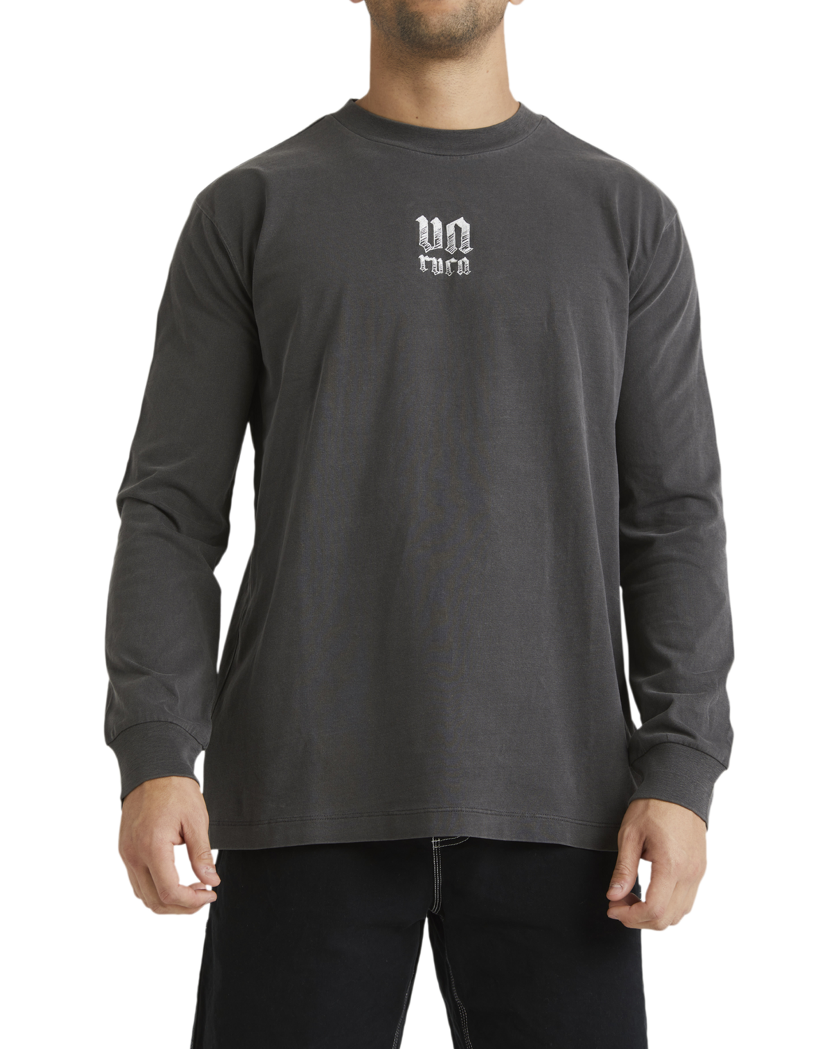 Lynes Va T-shirt In Washed Black