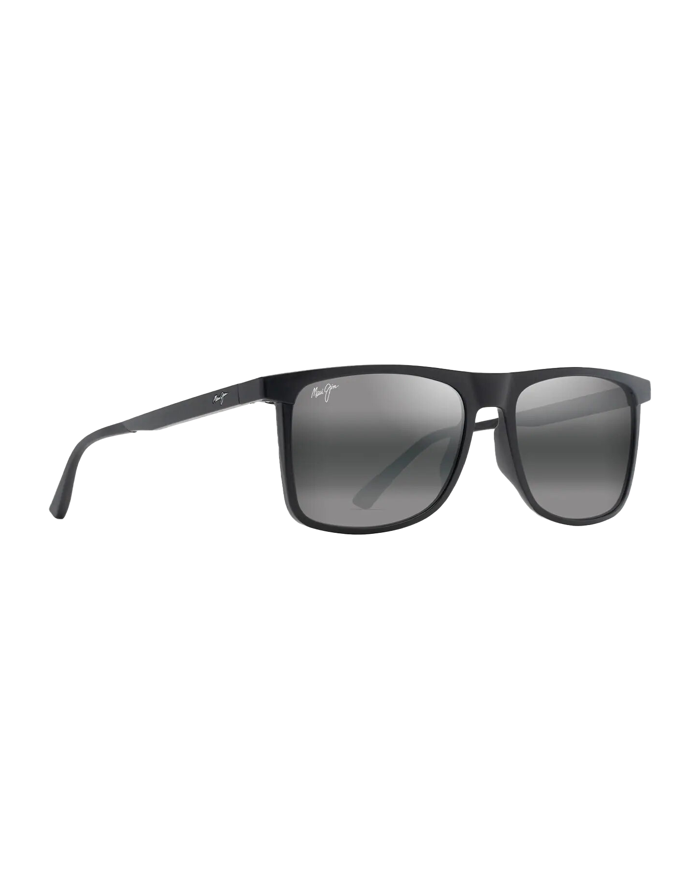 Makamae Polarised Sunglasses In Matte BlackandNeutral Grey