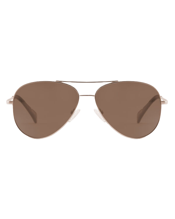 Maverick Polarised Sunglasses In GoldandBrown