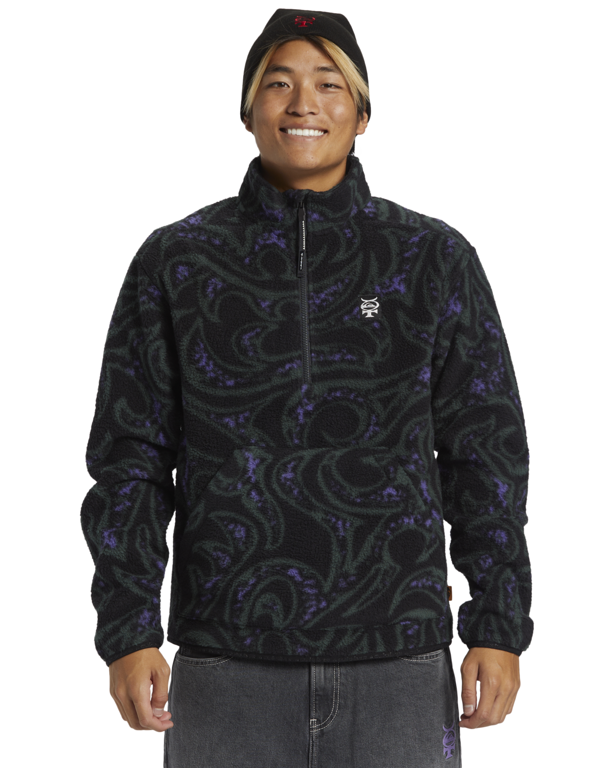 Mercury Fleece Jacket In Black