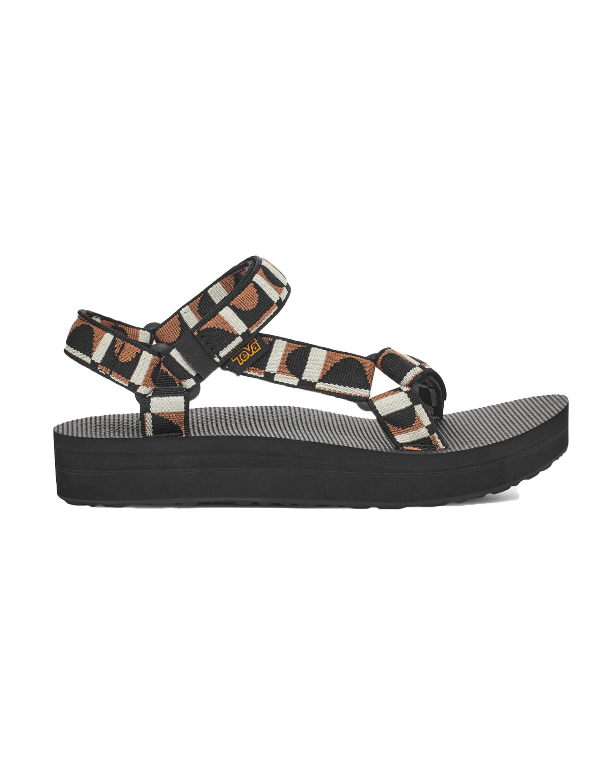 Midform Universal Sandals In Bounce BlackandLion