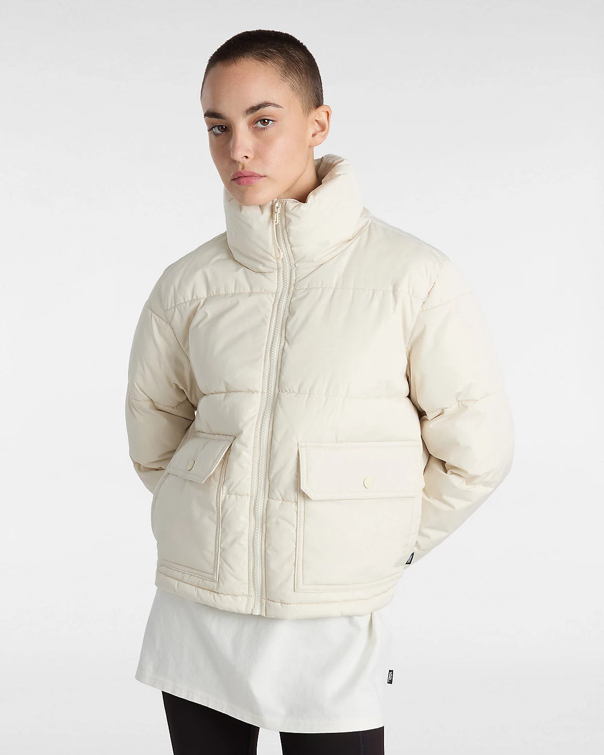 Mte Aubrey Primaloft Puffer Jacket In Turtledove