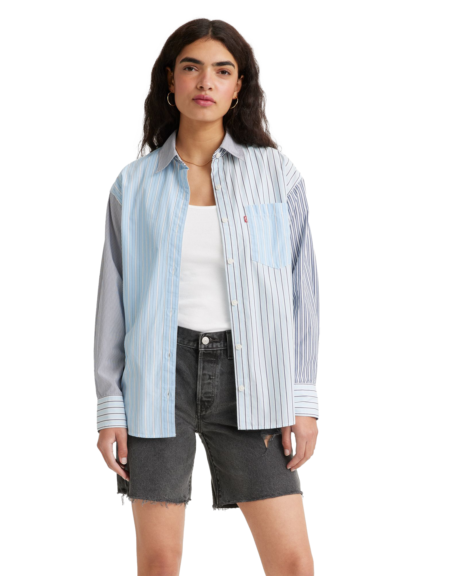 Nola Oversized Shirt In Lorelai