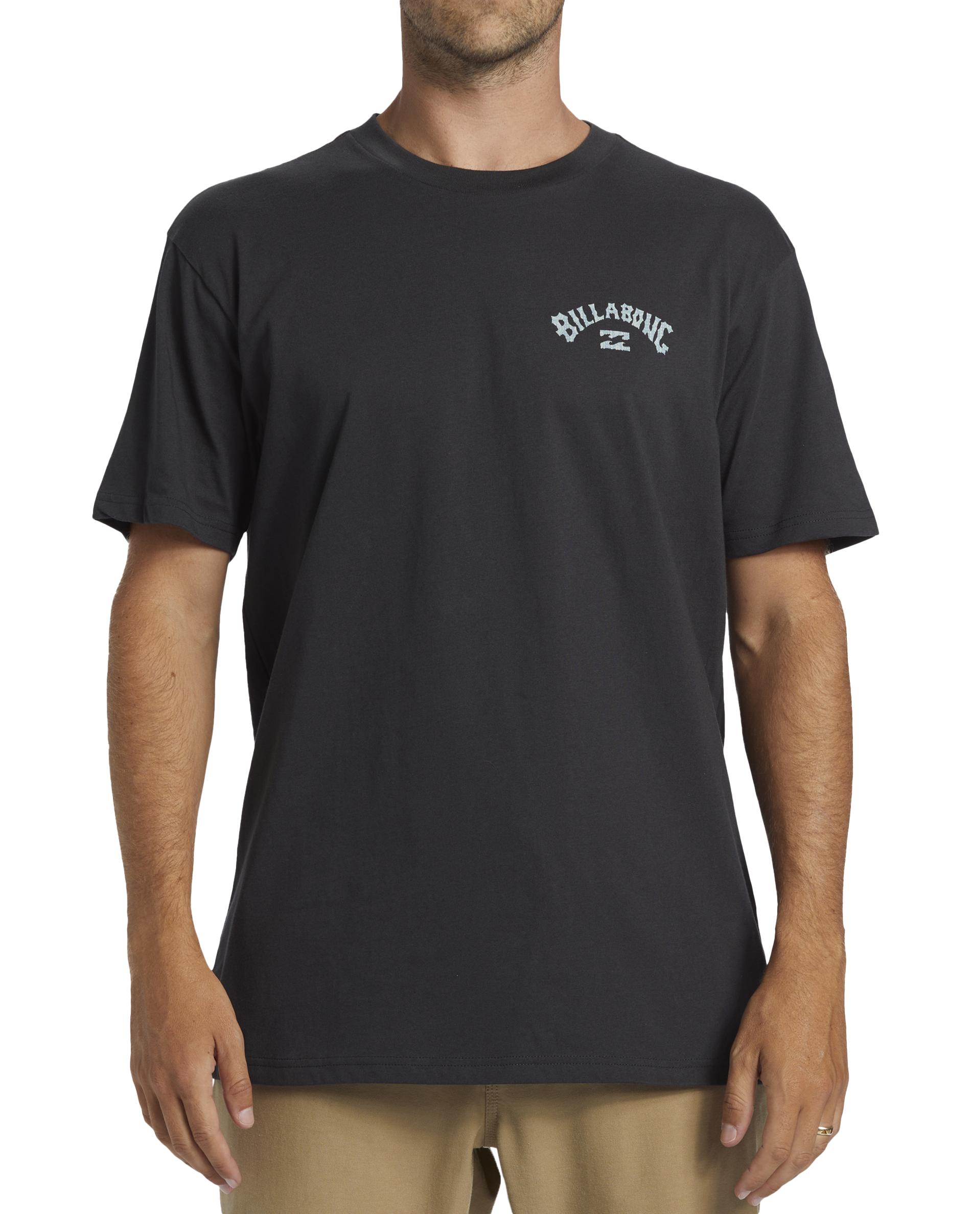 Arch Fill T-shirt In Washed Black