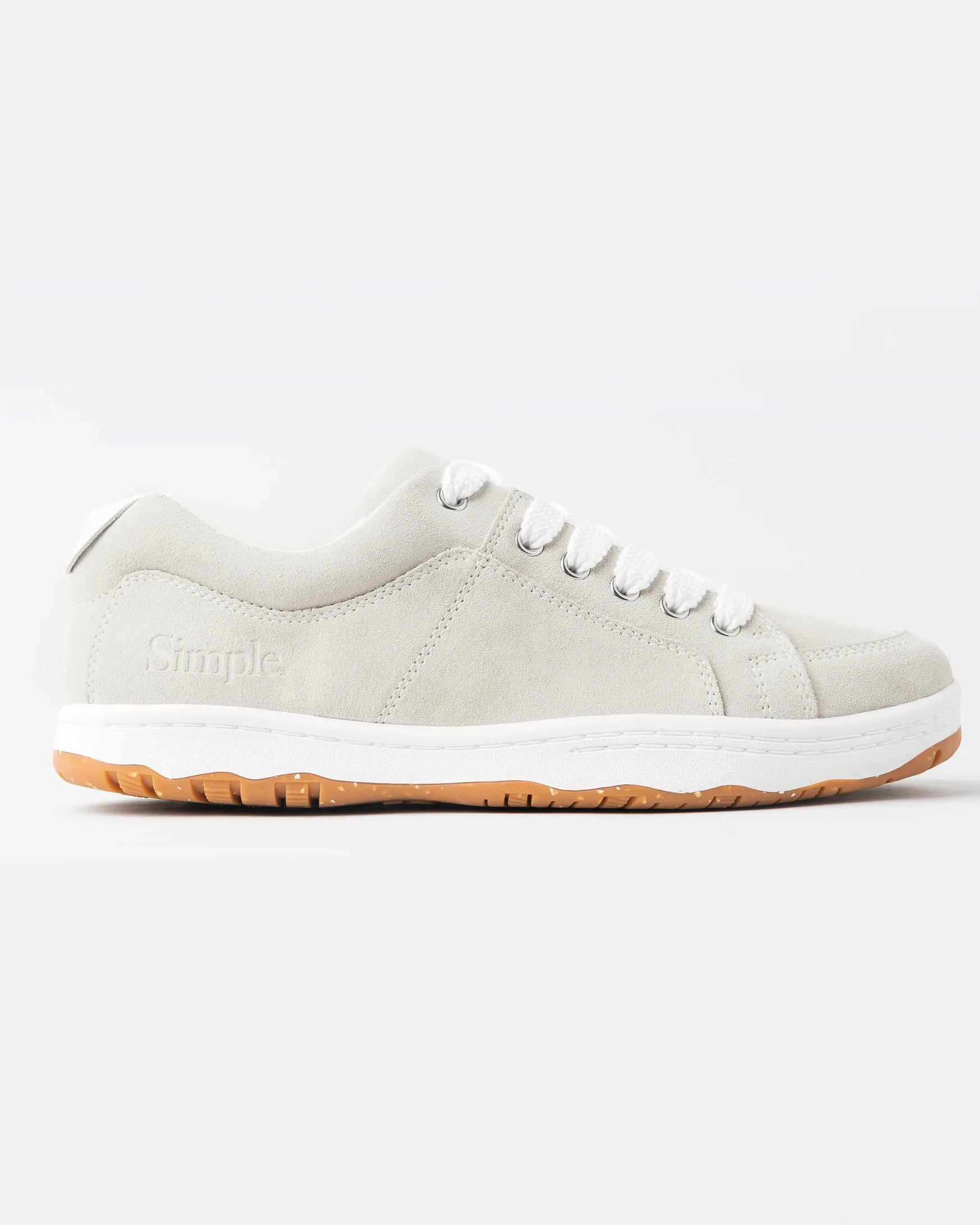 Os Standard Issue Suede Shoes In Oatmeal