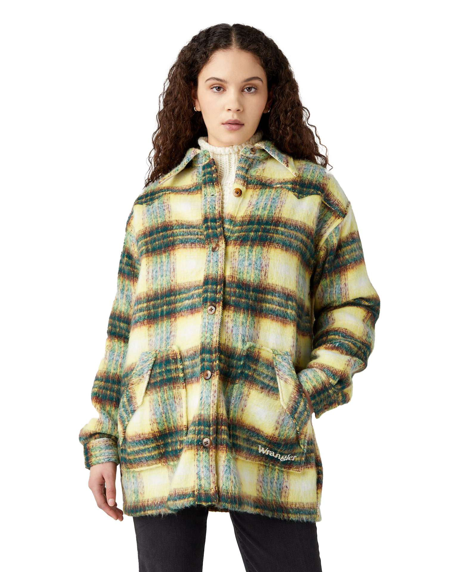 Oversized Western Jacket In Zest