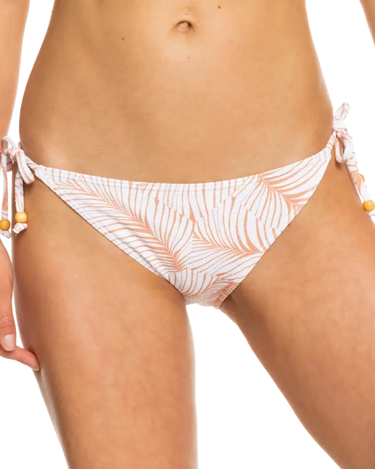 Palm Tree Moderate Coverage Bikini Bottoms In Toast Palm Tree