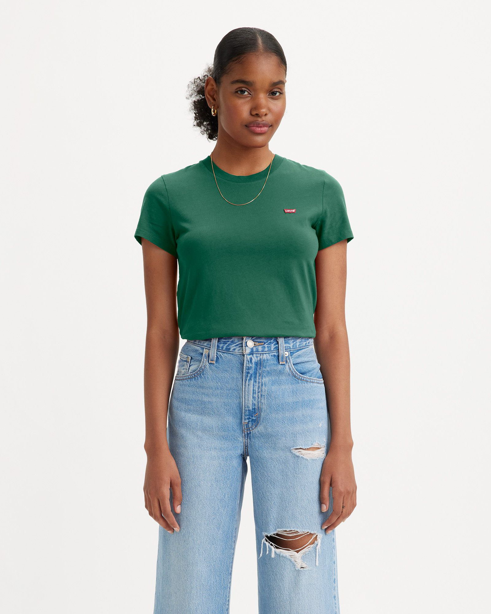 Perfect T-shirt In Bistro Green